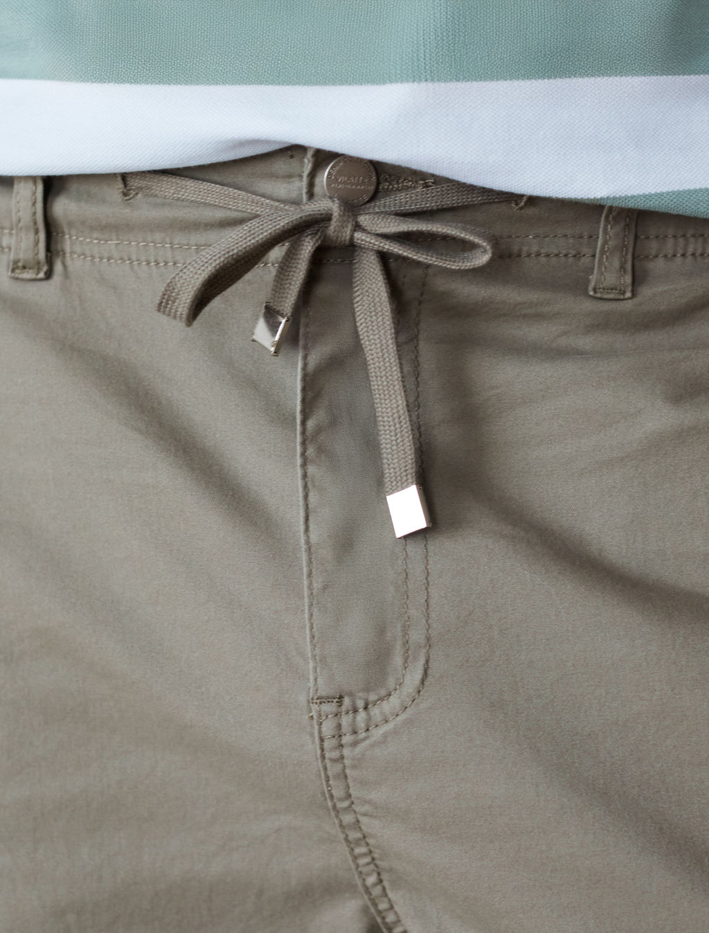 VILATTE / Шорты-карго из эластичного хлопкового твилла  фото 2