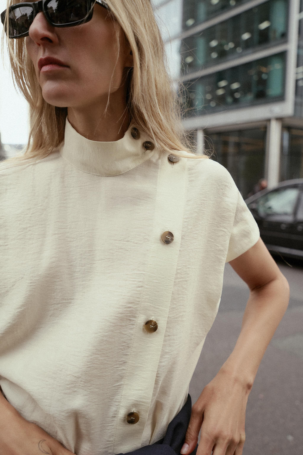CONTRAST BUTTON SHIRT - Zara фото 2