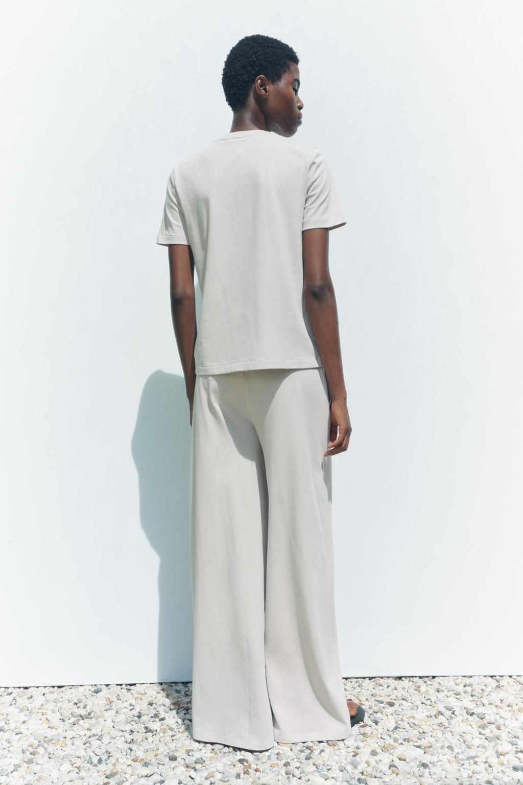 HEAVY COTTON T-SHIRT - Zara фото 5