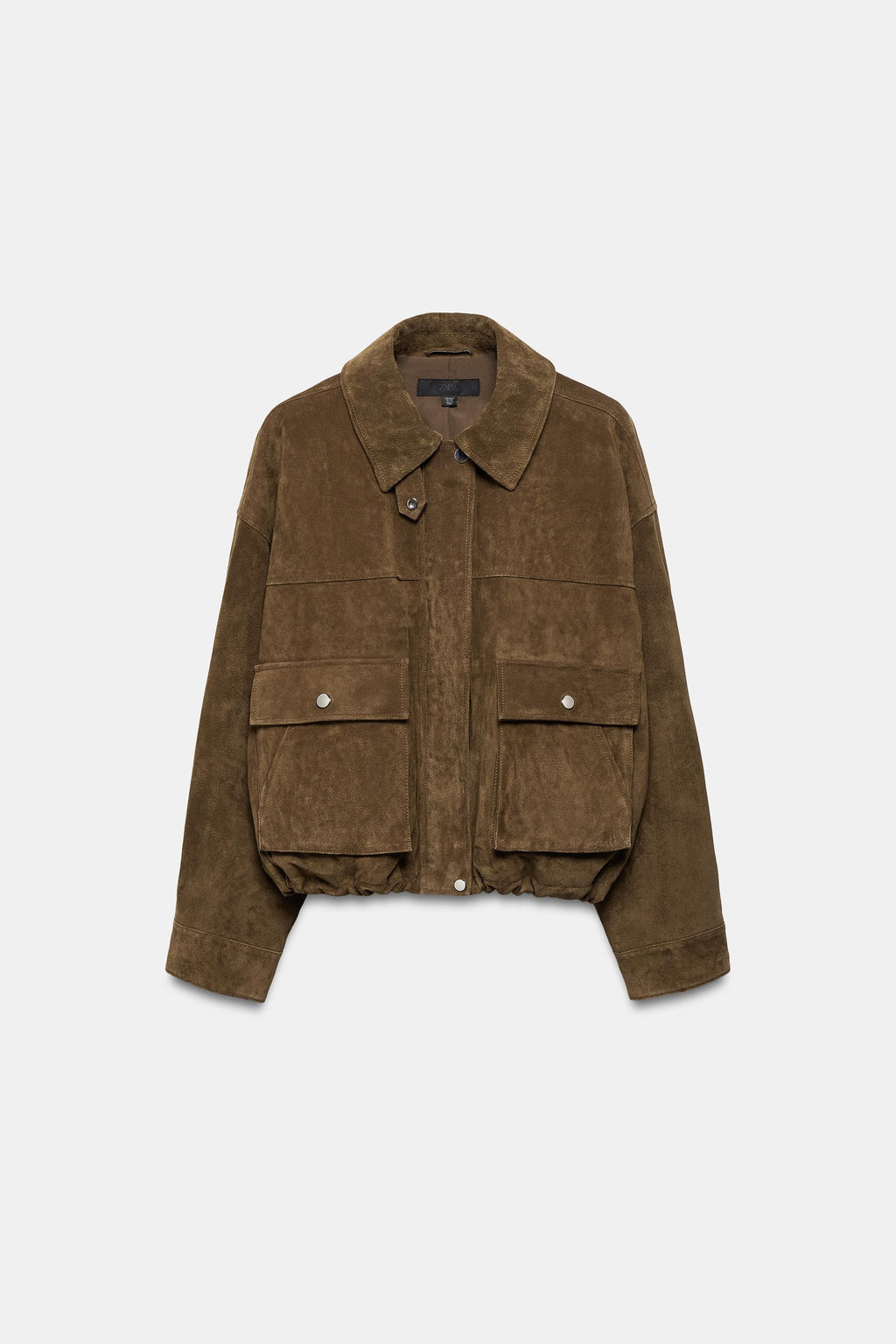 100% LEATHER BOMBER JACKET - Zara фото 25