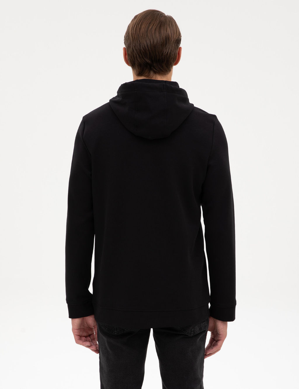 Siyah Regular Fit Sweatshirt - Pierre cardin фото 5