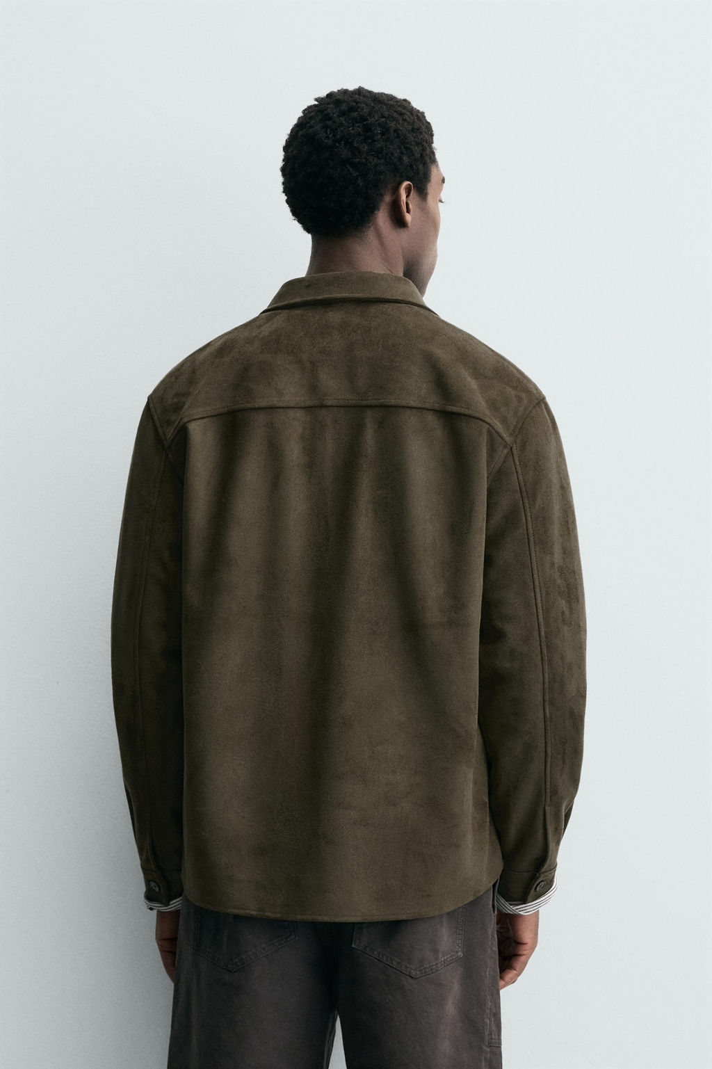 SOBRECAMISA EFECTO ANTE / Verde - Zara фото 3