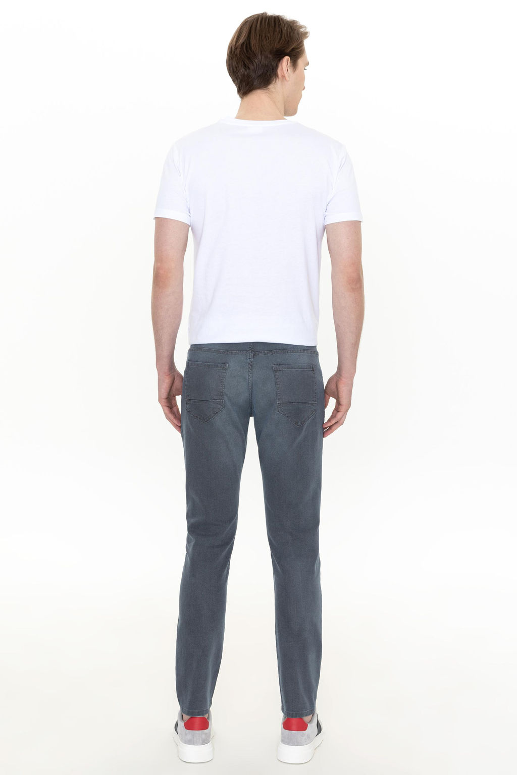 Erkek Gri Jean Pantolon