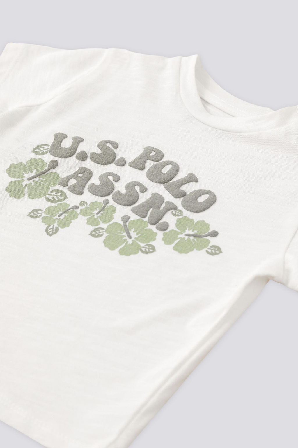 Комплект из двух футболок с короткими рукавами для маленьких девочек - U.s. polo assn фото 3