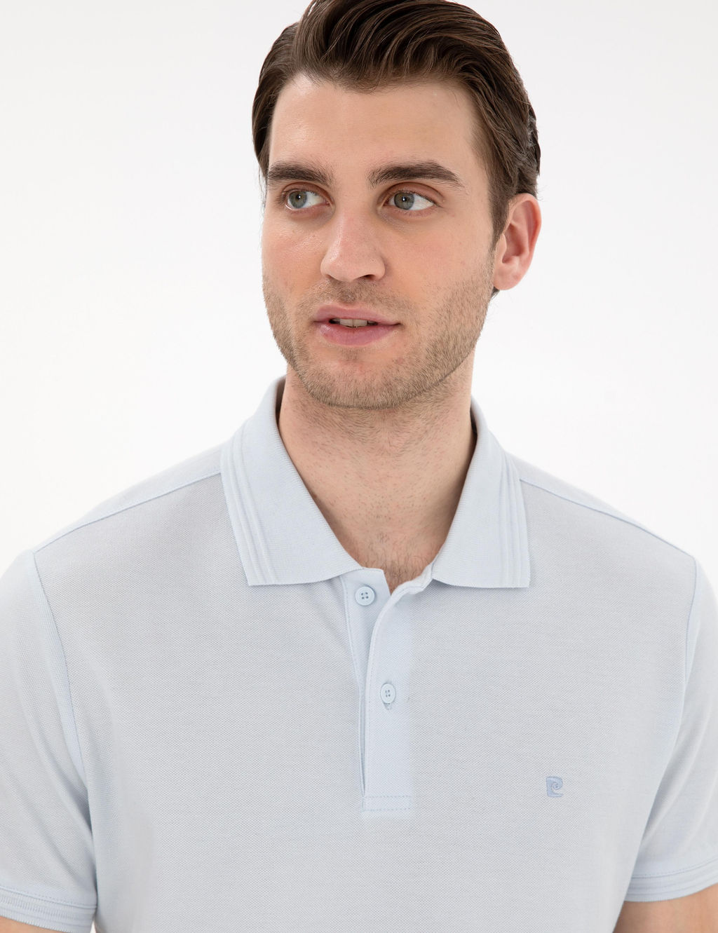 A__k Mavi Slim Fit %100 Pamuk Polo Yaka Basic Ti__rt - Pierre cardin фото 2