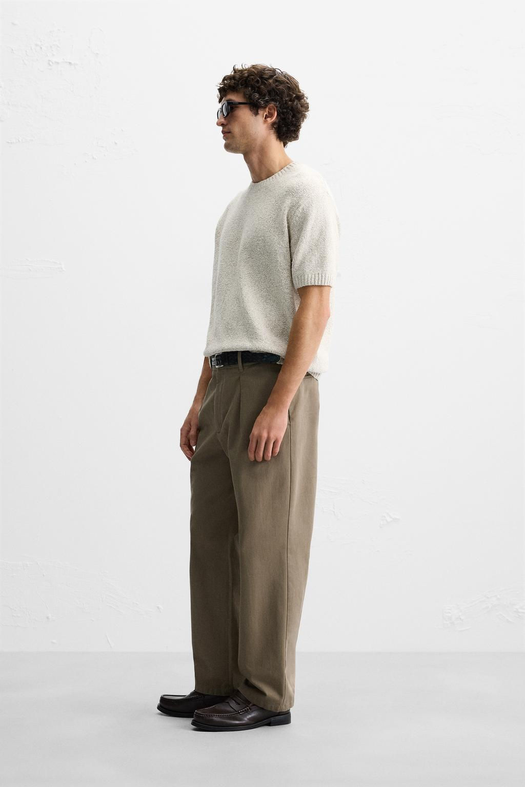 BOUCLE TEXTURED KNIT T-SHIRT - Zara фото 4