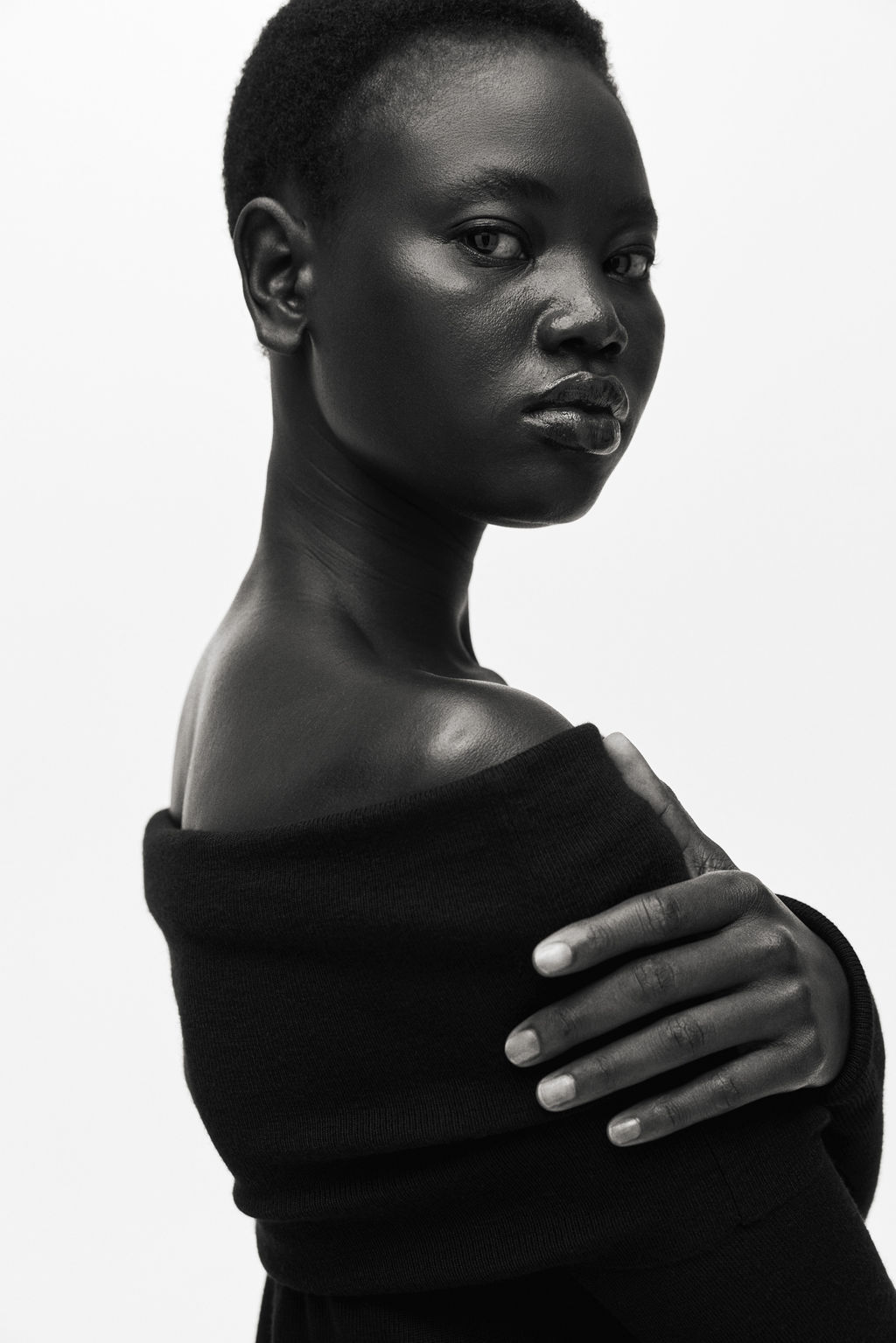 Jersey off-the-shoulder - H&m фото 5
