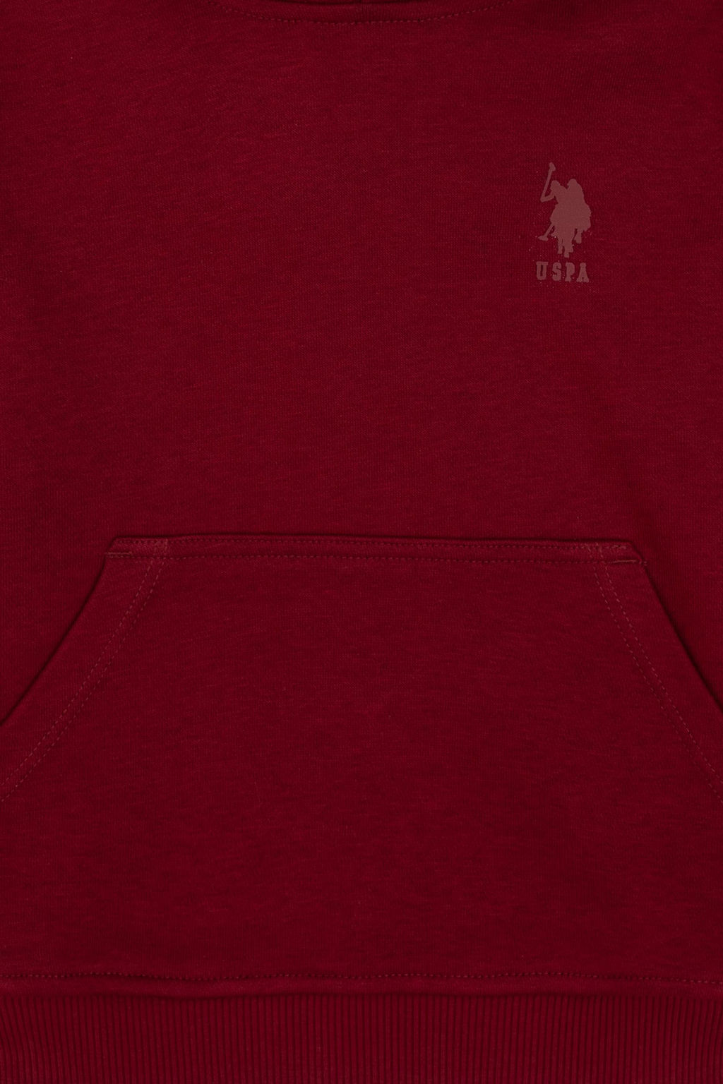 Erkek _ocuk Bordo Kap__onlu Basic Sweatshirt - U.s. polo assn фото 3
