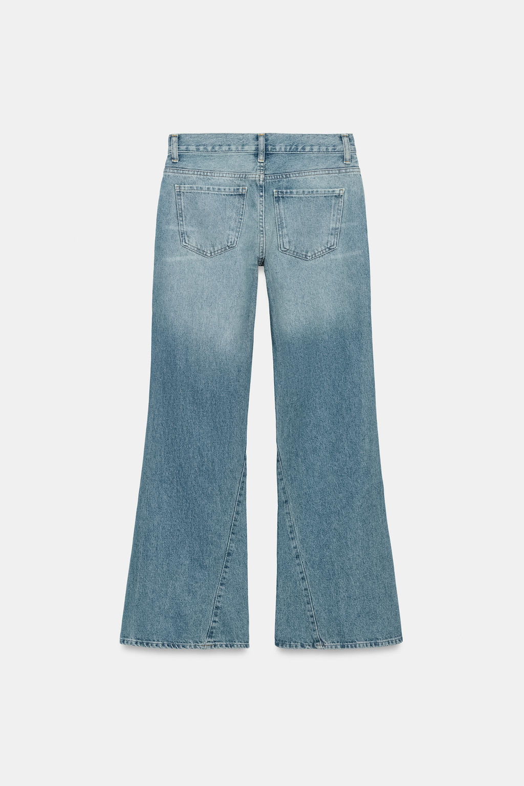 JEANS ZW COLLECTION RELAXED FLARE TIRO BAJO / Azul medio - Zara фото 6