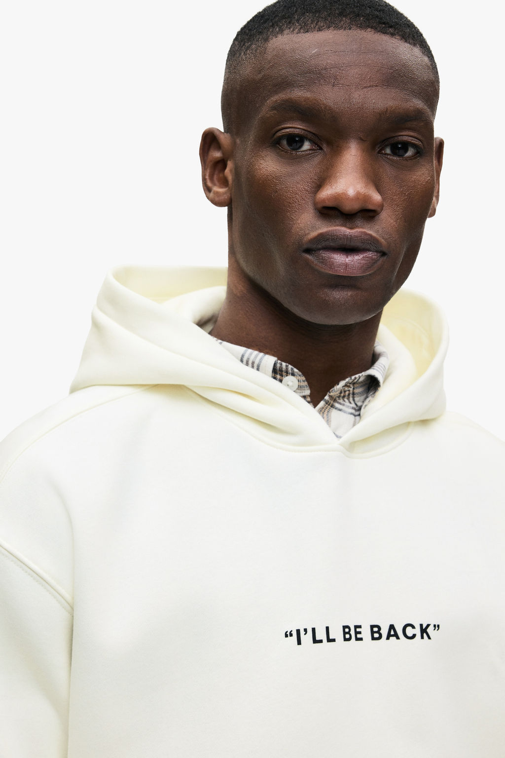 Sudadera estampada con capucha Loose Fit - H&m фото 12