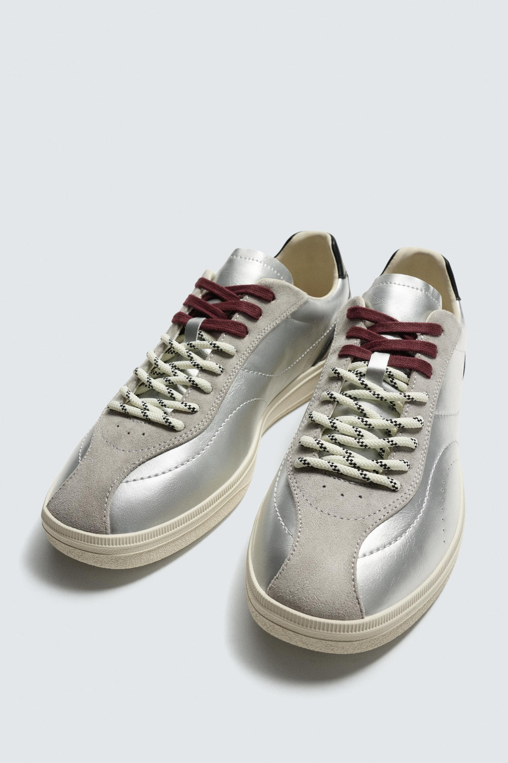 ZAPATILLA METALIZADA ESTILO RETRO / Plata - Zara фото 5