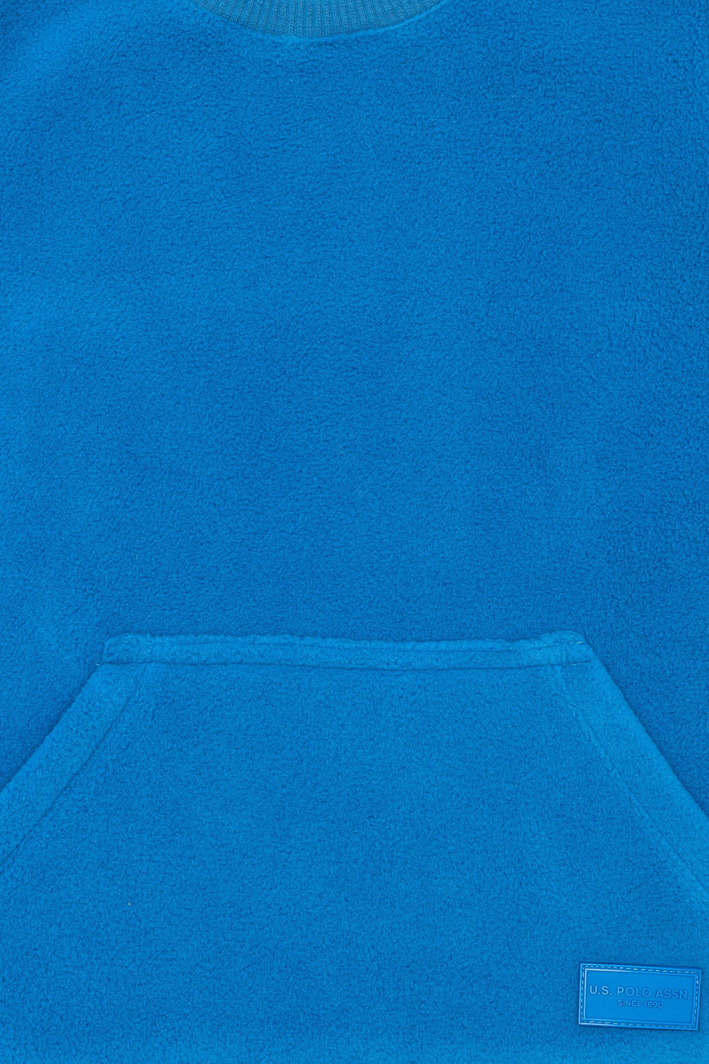 Кобальтовая толстовка с круглым вырезом для мальчиков - U.s. polo assn фото 3