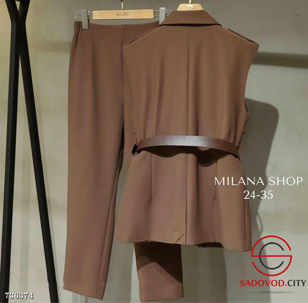 Женский классический брючный костюм - Bruno фото 3