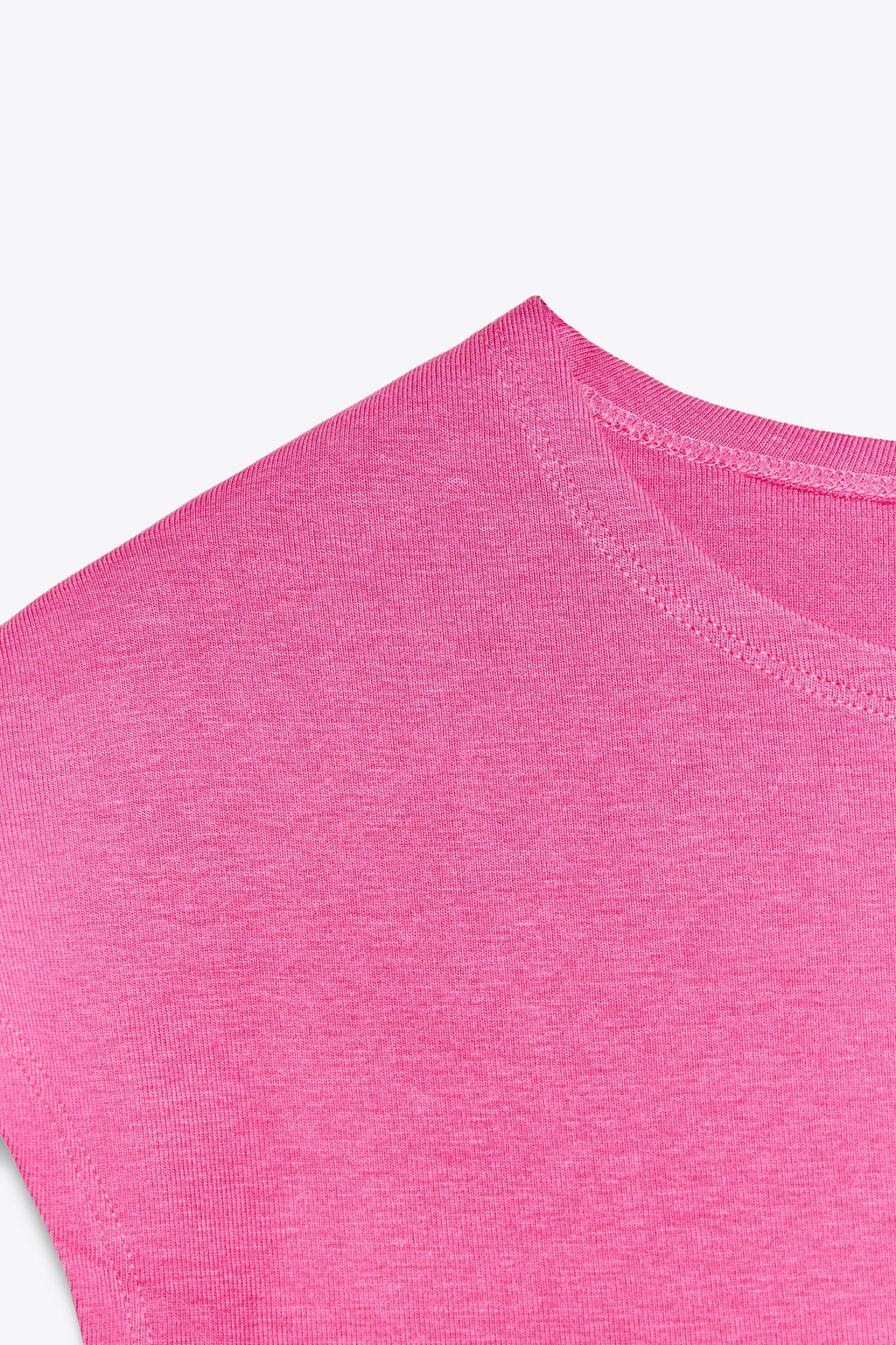 COTTON MODAL CROP T-SHIRT - Zara фото 14