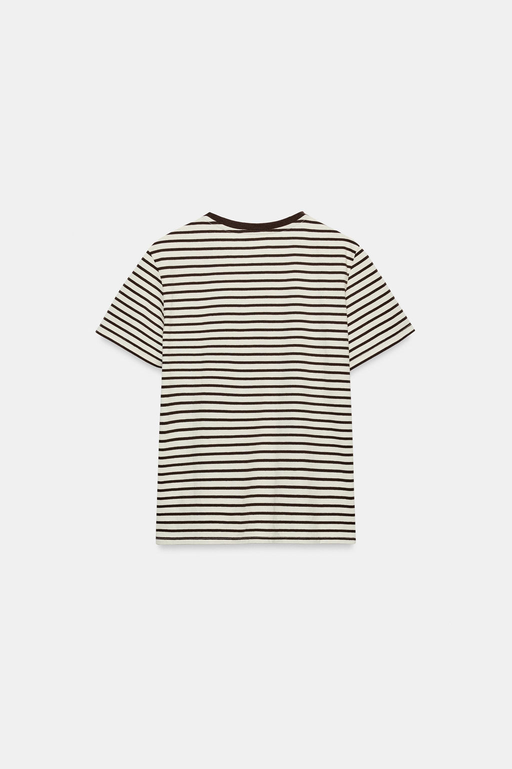 CAMISETA R?STICA ALGOD?N / Rayas marrones