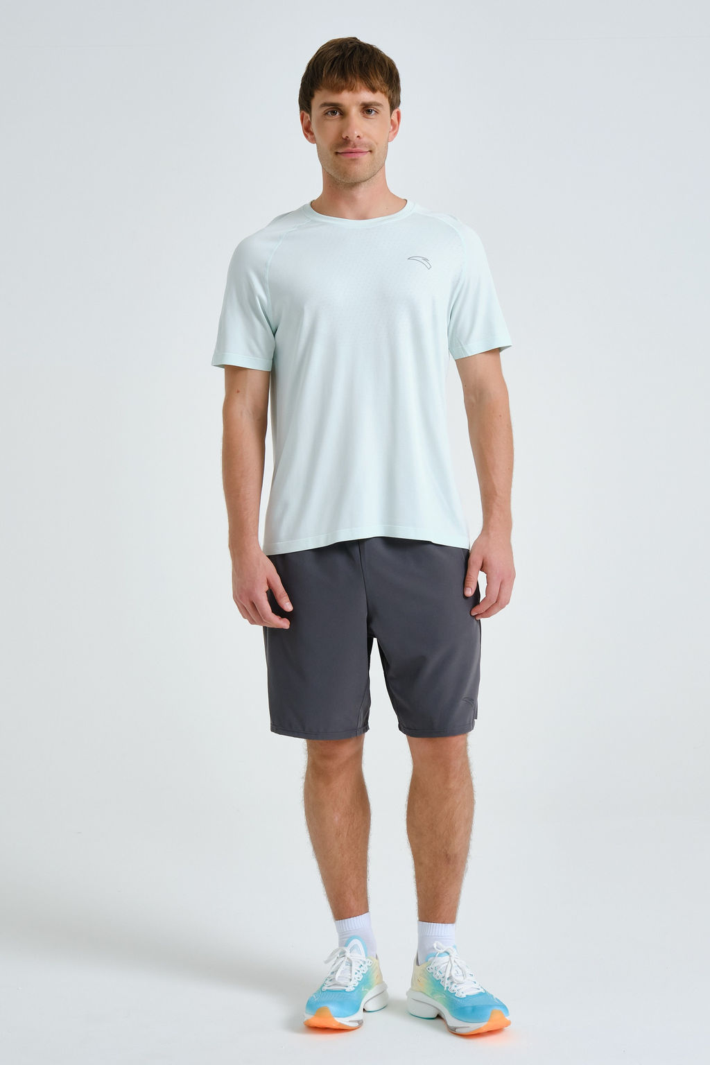 Футболка Голубой ADVANCED RUNNING SS Tee