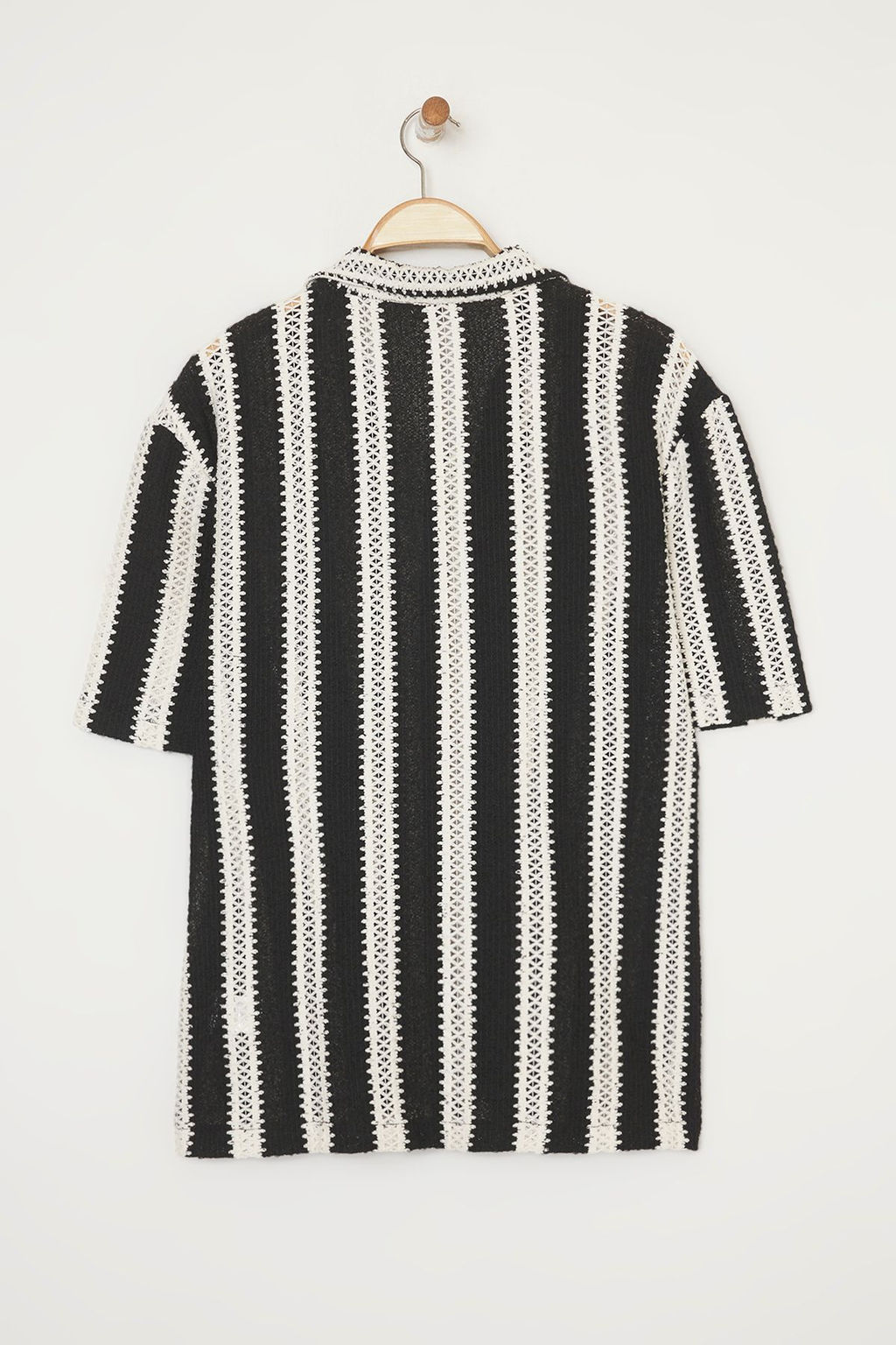 TRENDYOL MAN Siyah Oversize Gomlek TMNSS25GO00028 - Trendyolmilla фото 7