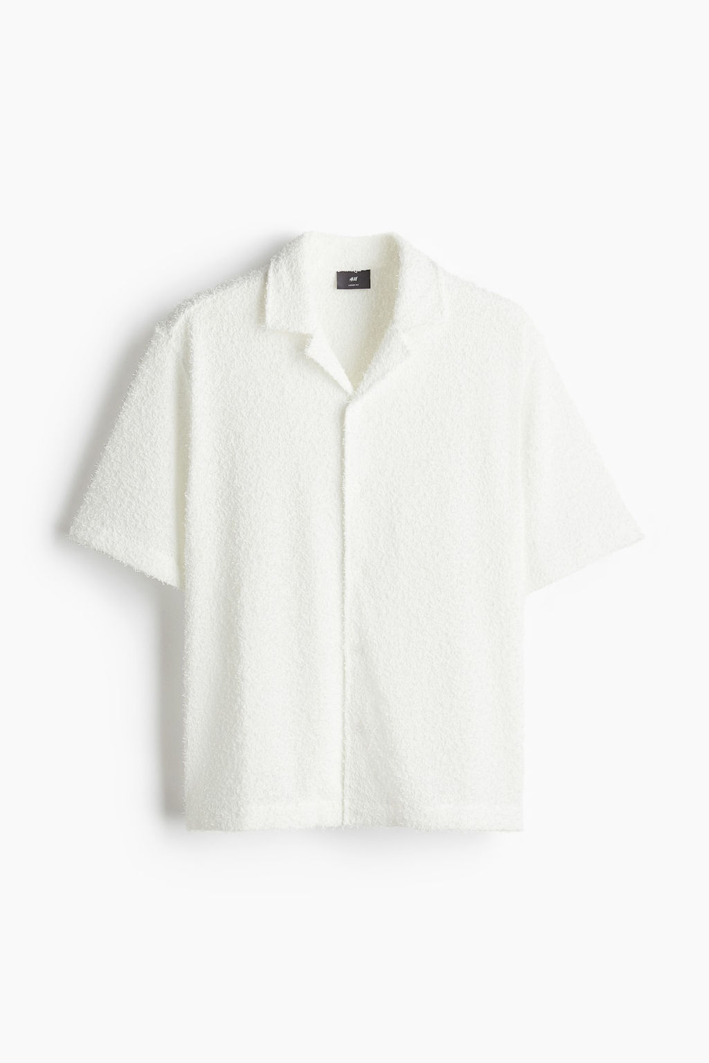 Camisa resort en tejido rizado Loose Fit - H&m фото 6