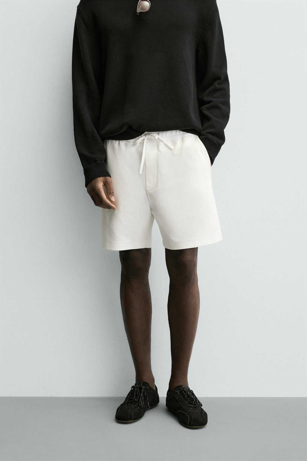 COMFORT TEXTURED BERMUDA SHORTS - Zara фото 2