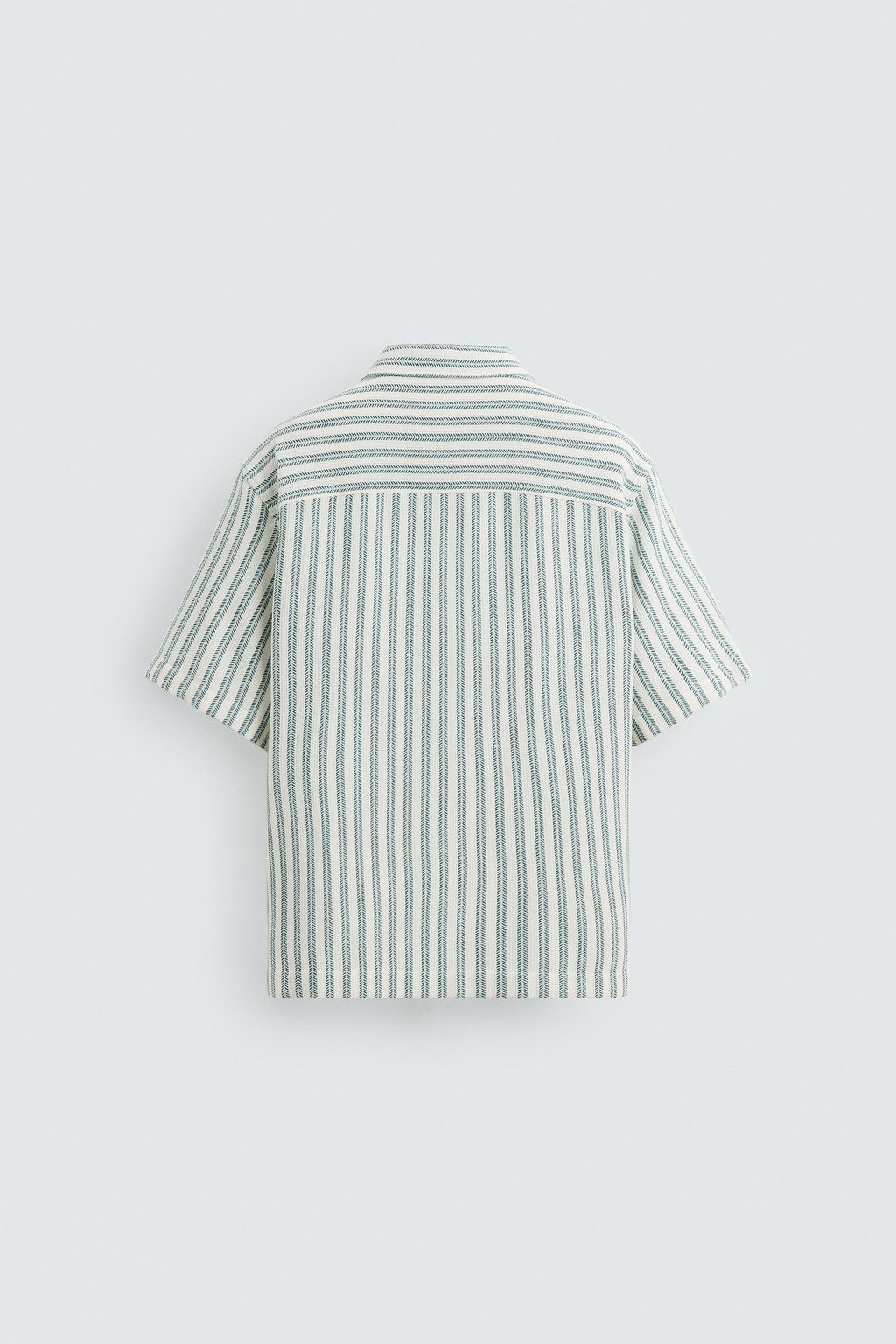 HERRINGBONE TEXTURED POLO SHIRT - Zara фото 7