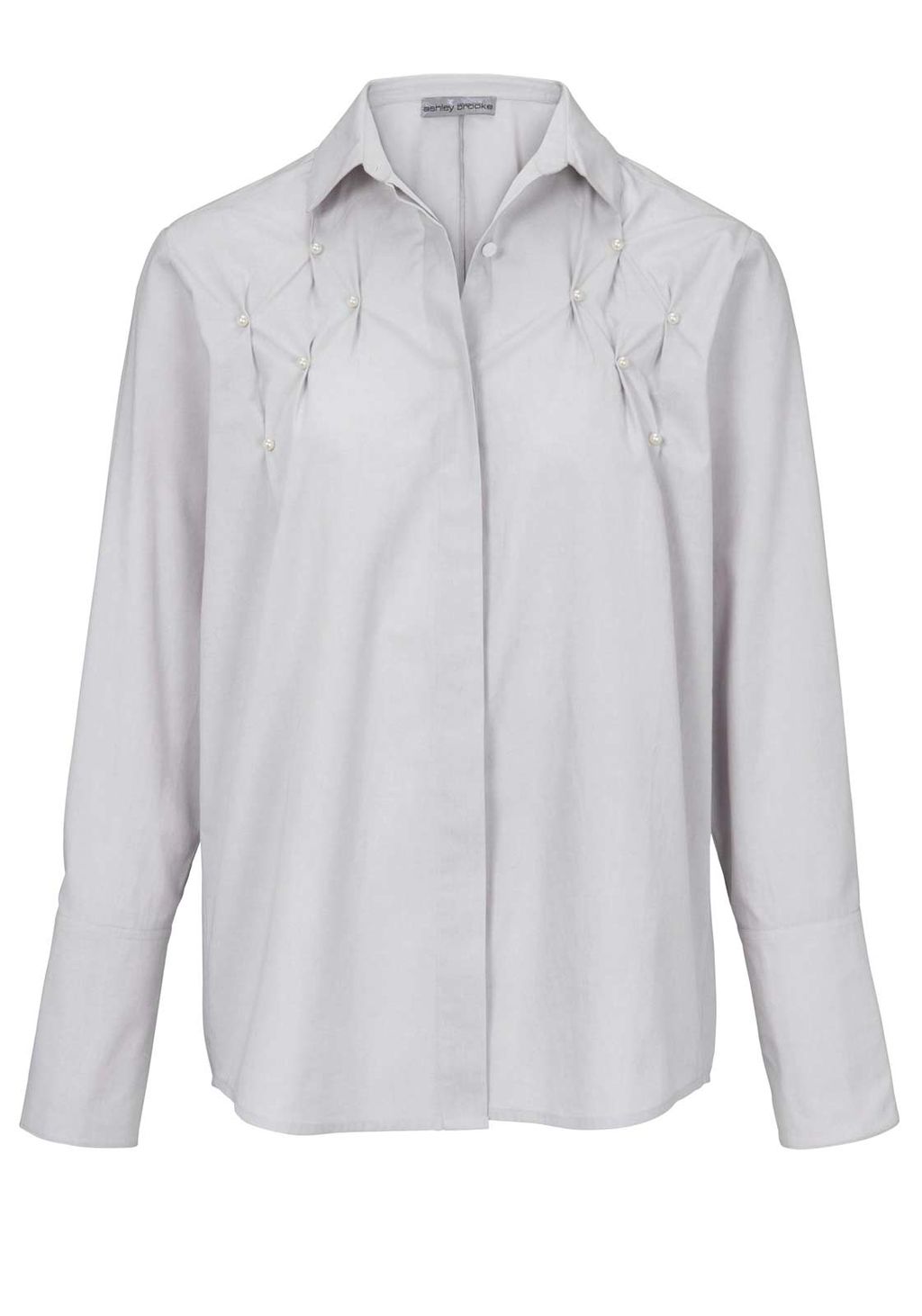 Блузка, серая - Ashley brooke фото 2