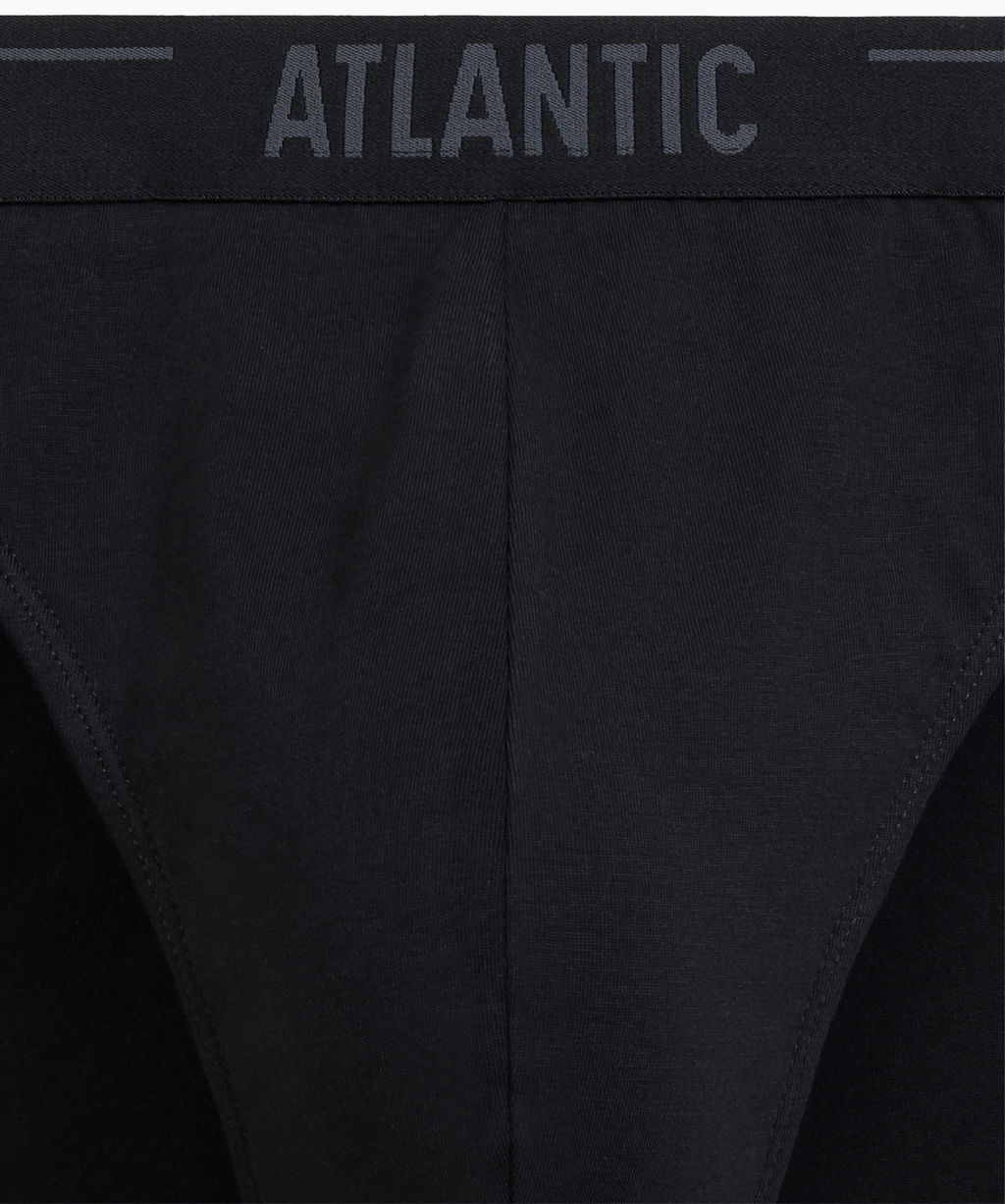 ATLANTIC 5SMP-004 Трусы спорт Solid - набор (5 шт.) коричневый + графитовый + черный + фиолетово-серый + каберне фото 6