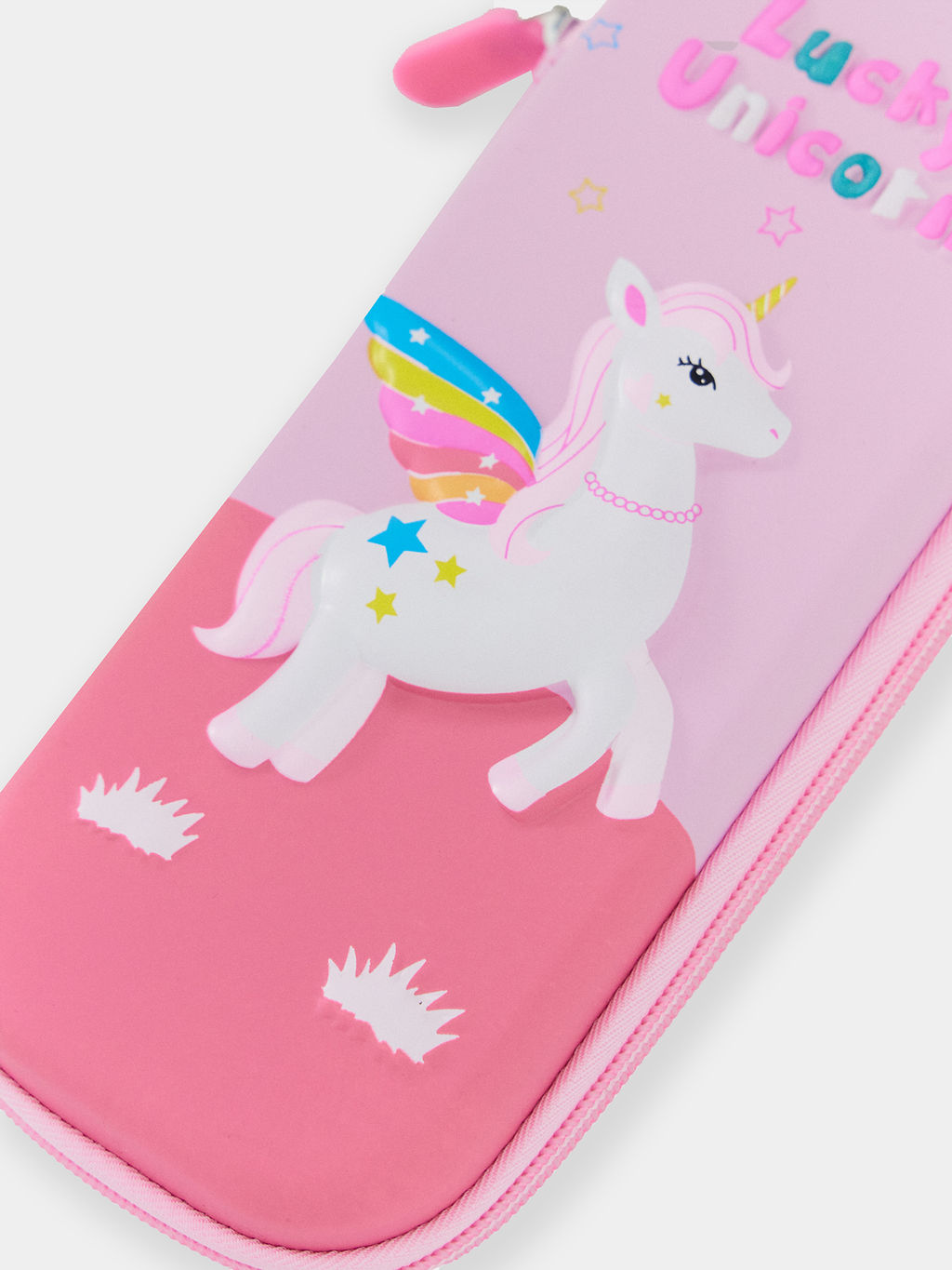 Футляр-пенал школьный розовый с единорогом - Mark formelle фото 2