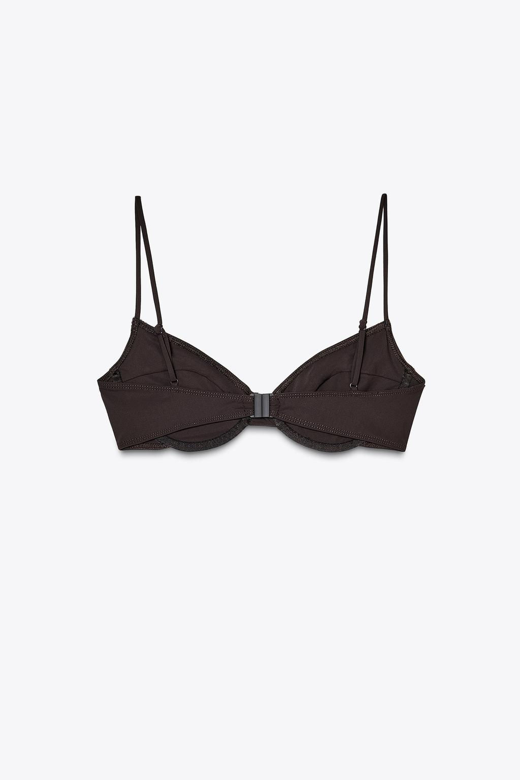 UNDERWIRED BIKINI TOP - Zara фото 5