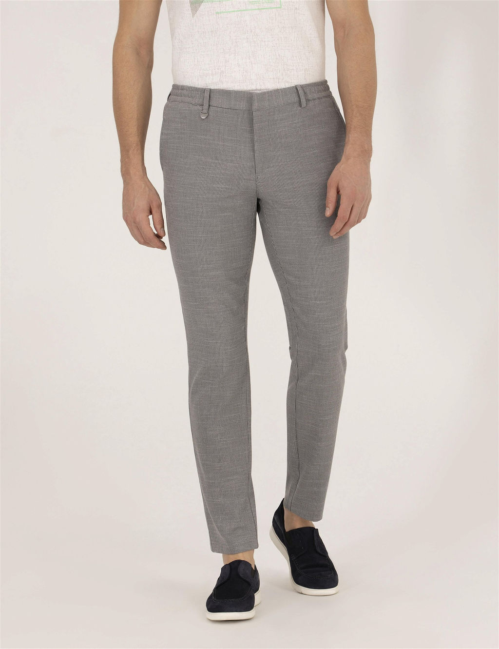 Gri Ex. Slim Fit Kuma_ Pantolon