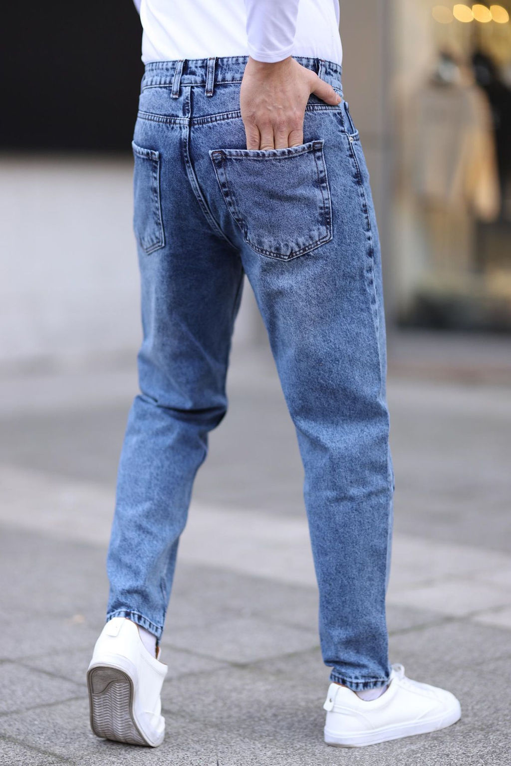 TRENDYOL MAN Ac?k Mavi Boyfriend Kot Pantolon Jeans TMNAW25JE00020 - Trendyolmilla фото 6