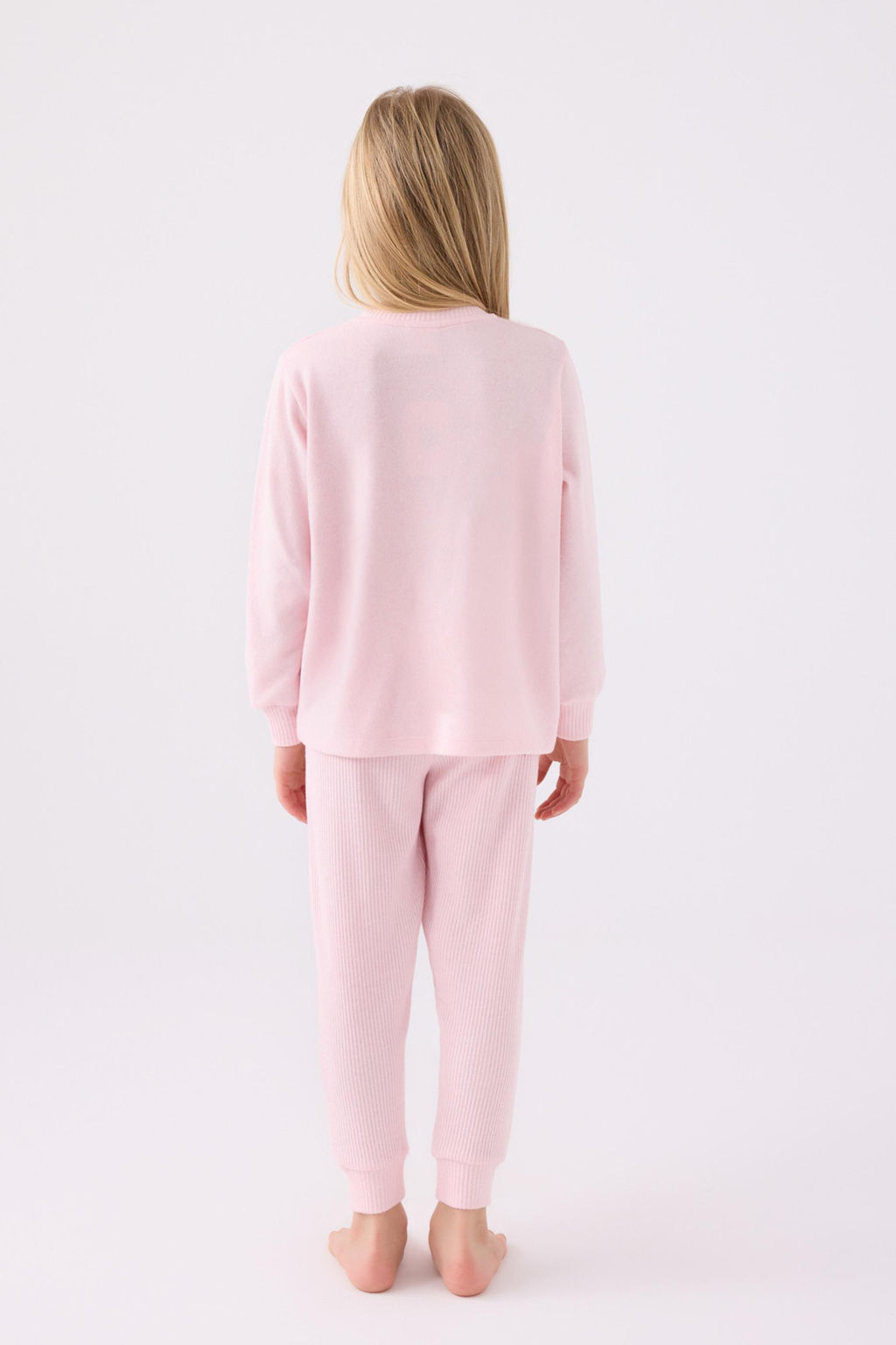 K_z _ocuk A__k Pembe Pijama Tak_m_