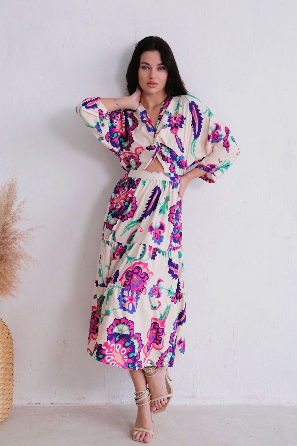 Платье с ярким принтом - Martichelli фото 4