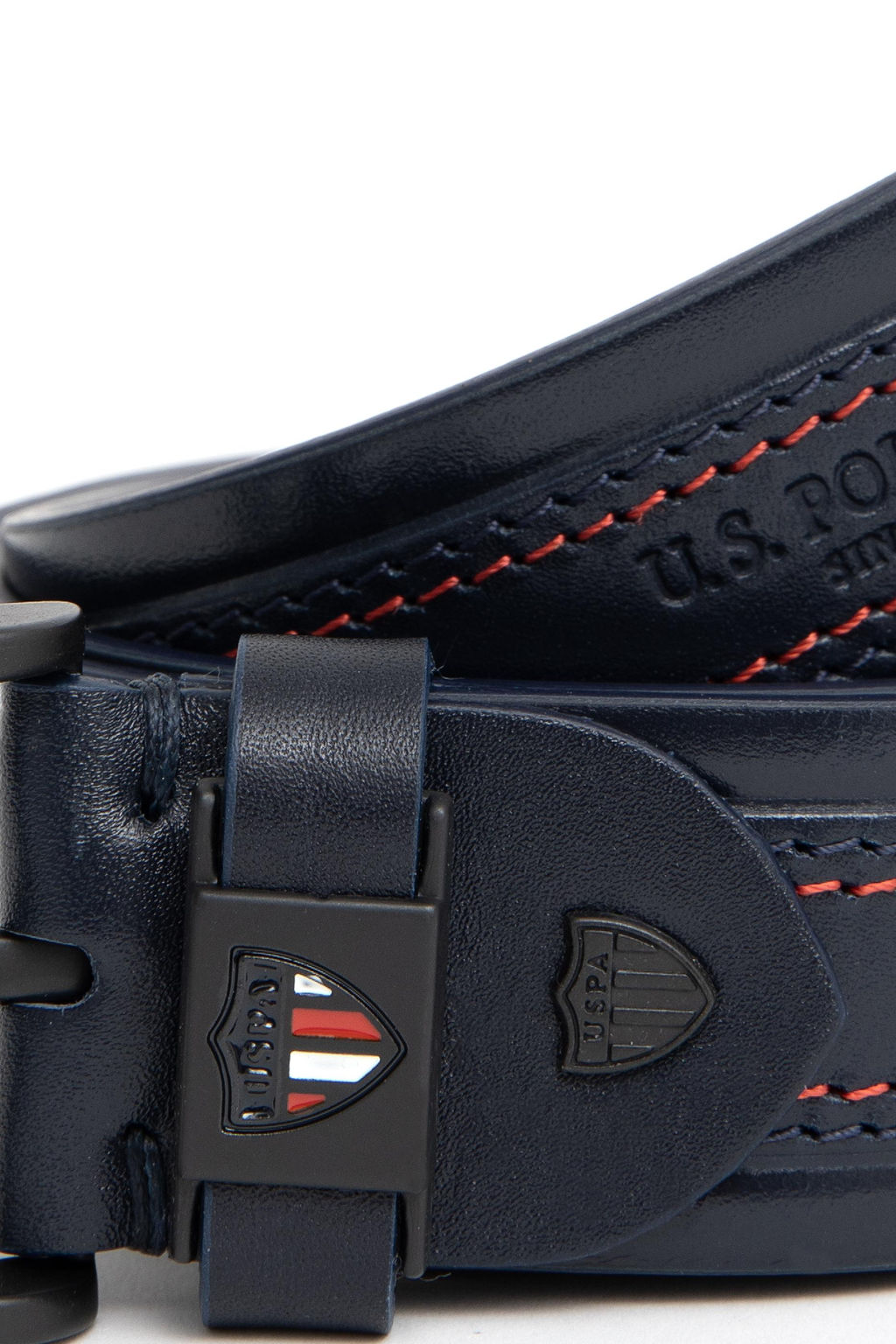 Мужской темно-синий ремень - U.s. polo assn фото 4
