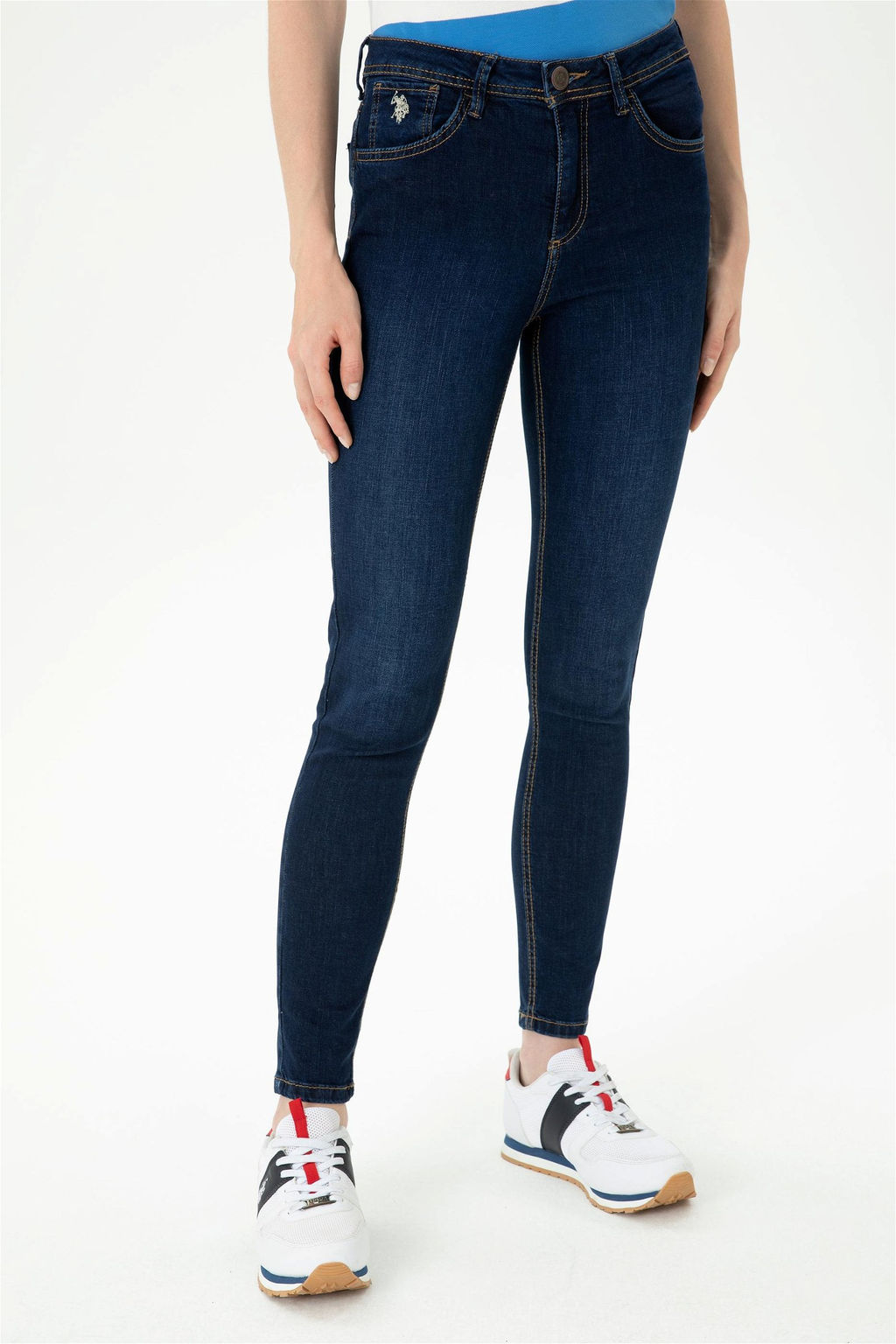 U. S. Polo Assn Женские синие джинсовые брюки - U.s. polo assn фото 9