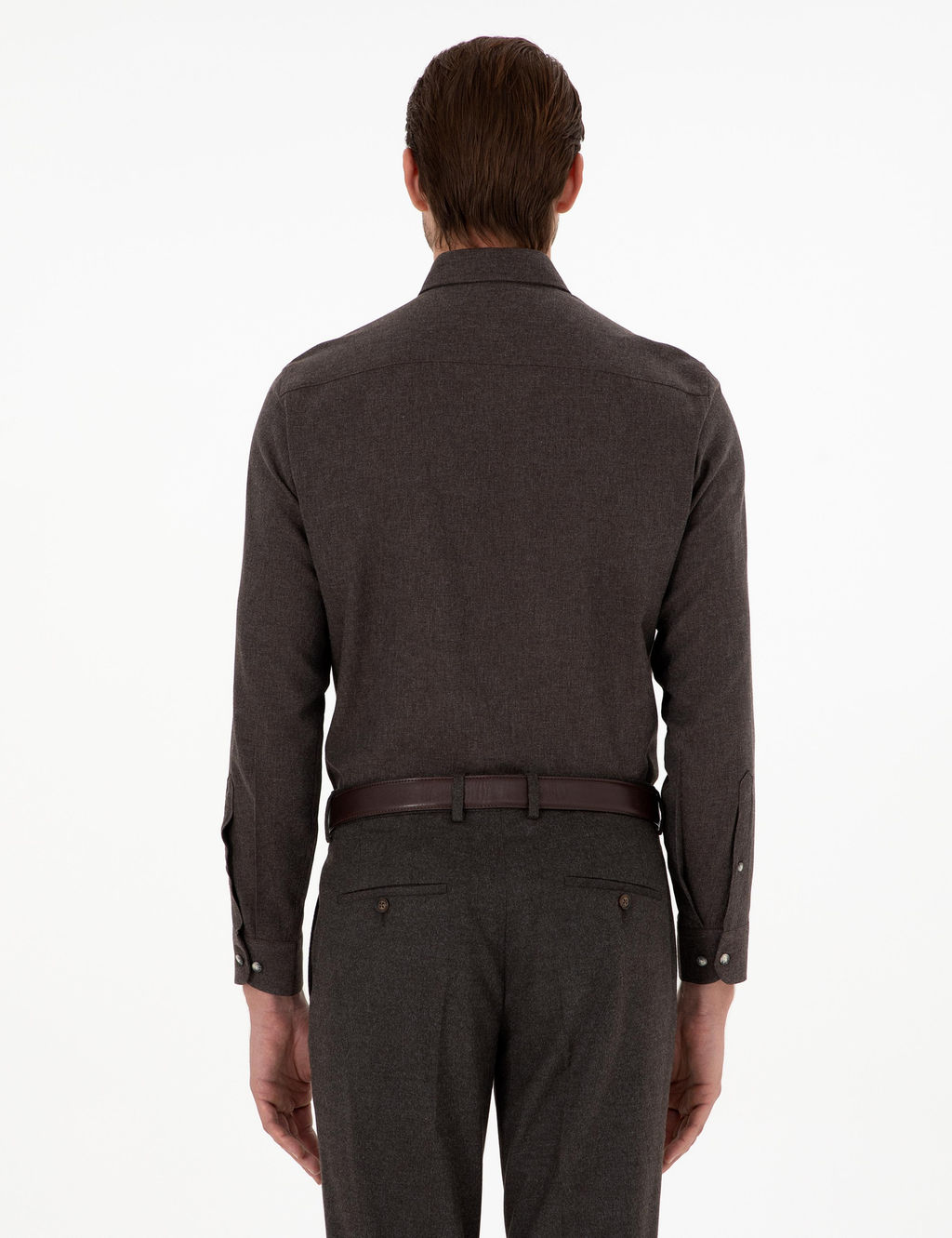 Kahverengi Slim Fit Kuma_ Pantolon - Pierre cardin фото 4