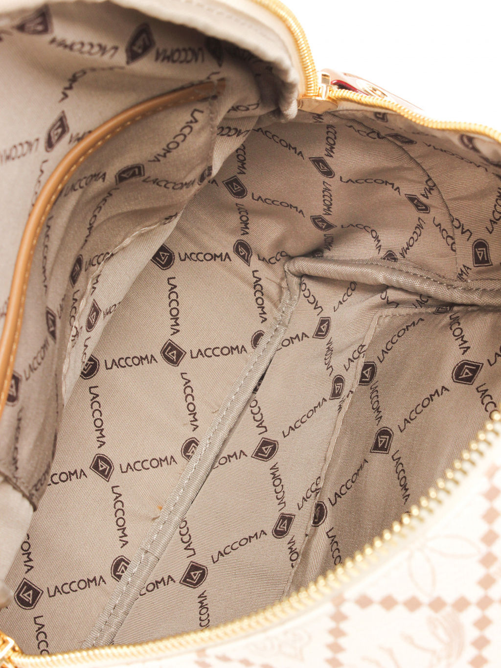 LACCOMA рюкзак АС7303-Россия-кремовый эко кожа