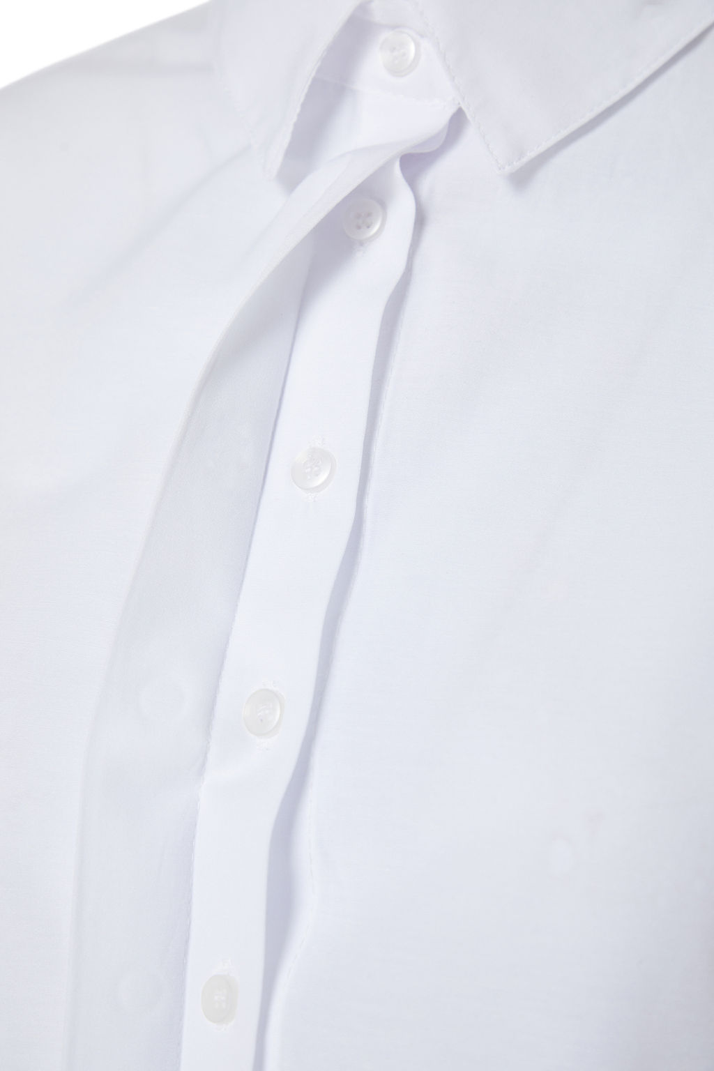 Plaj Giyim Beyaz Dokuma S?rt Dekolteli Crop Gomlek TBESS24GO00012