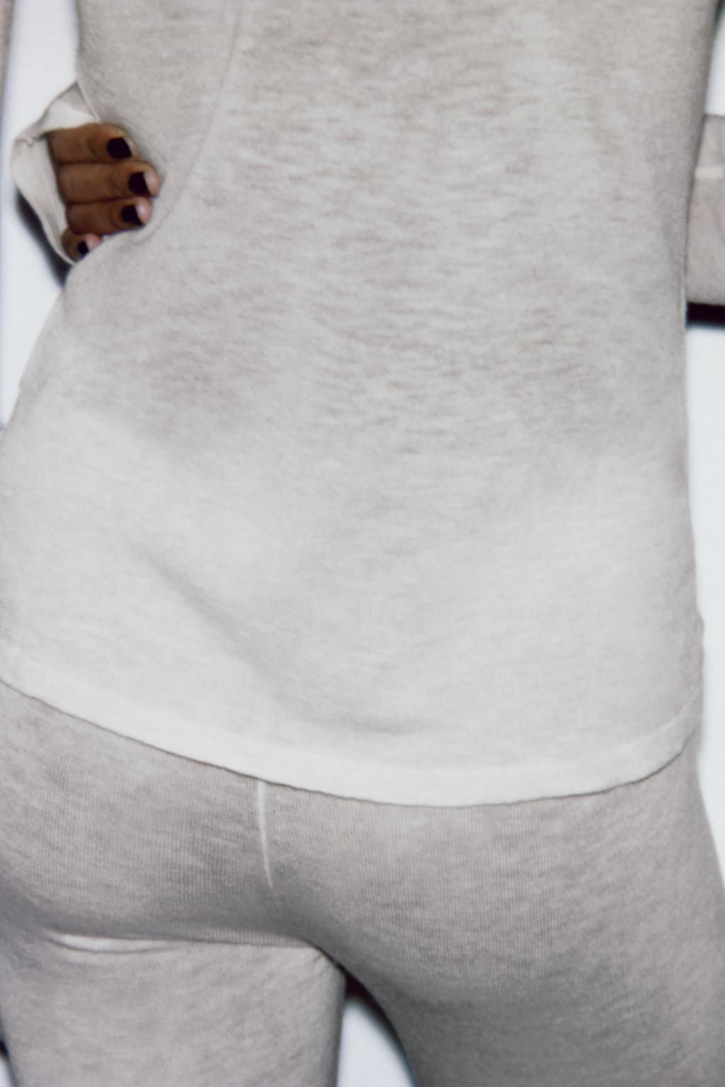 100% WOOL LEGGINGS - Zara фото 17