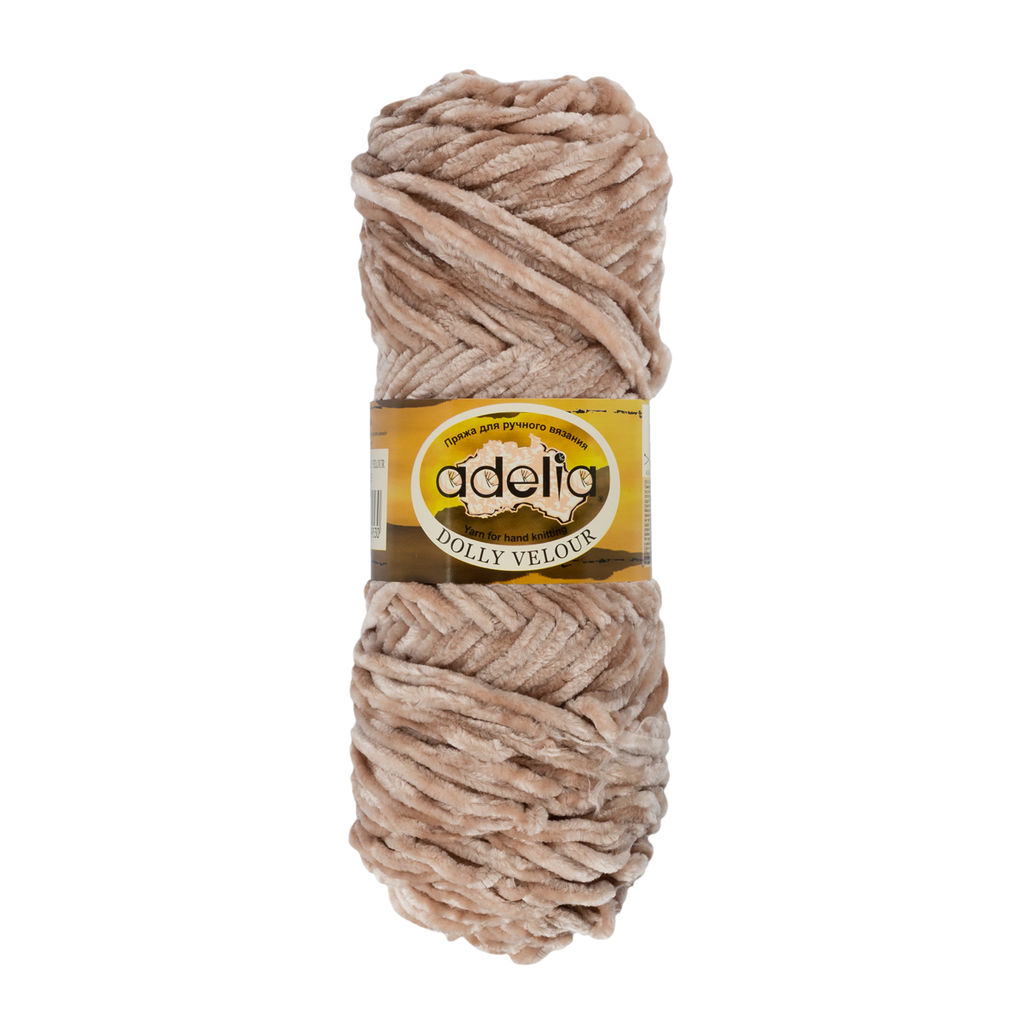 Пряжа ADELIA DOLLY VELOUR 100% микрополиэстер 5 шт. х 100 г 93 м  6 м