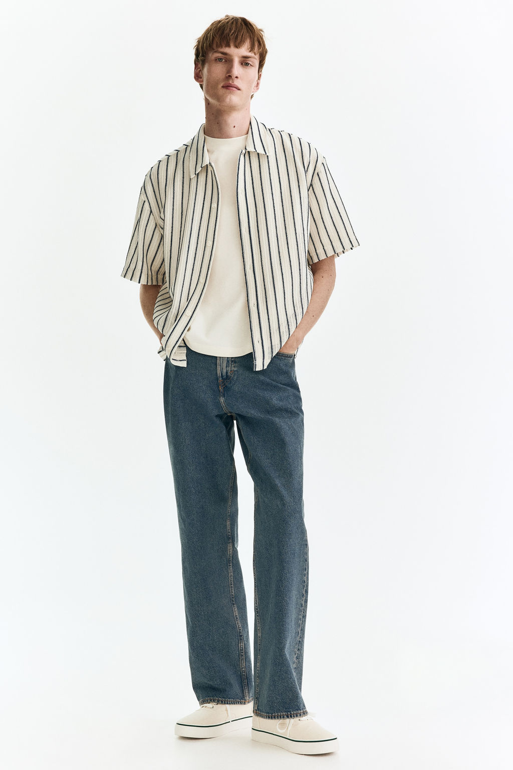 Camisa en punto texturizado Regular Fit - H&m фото 3