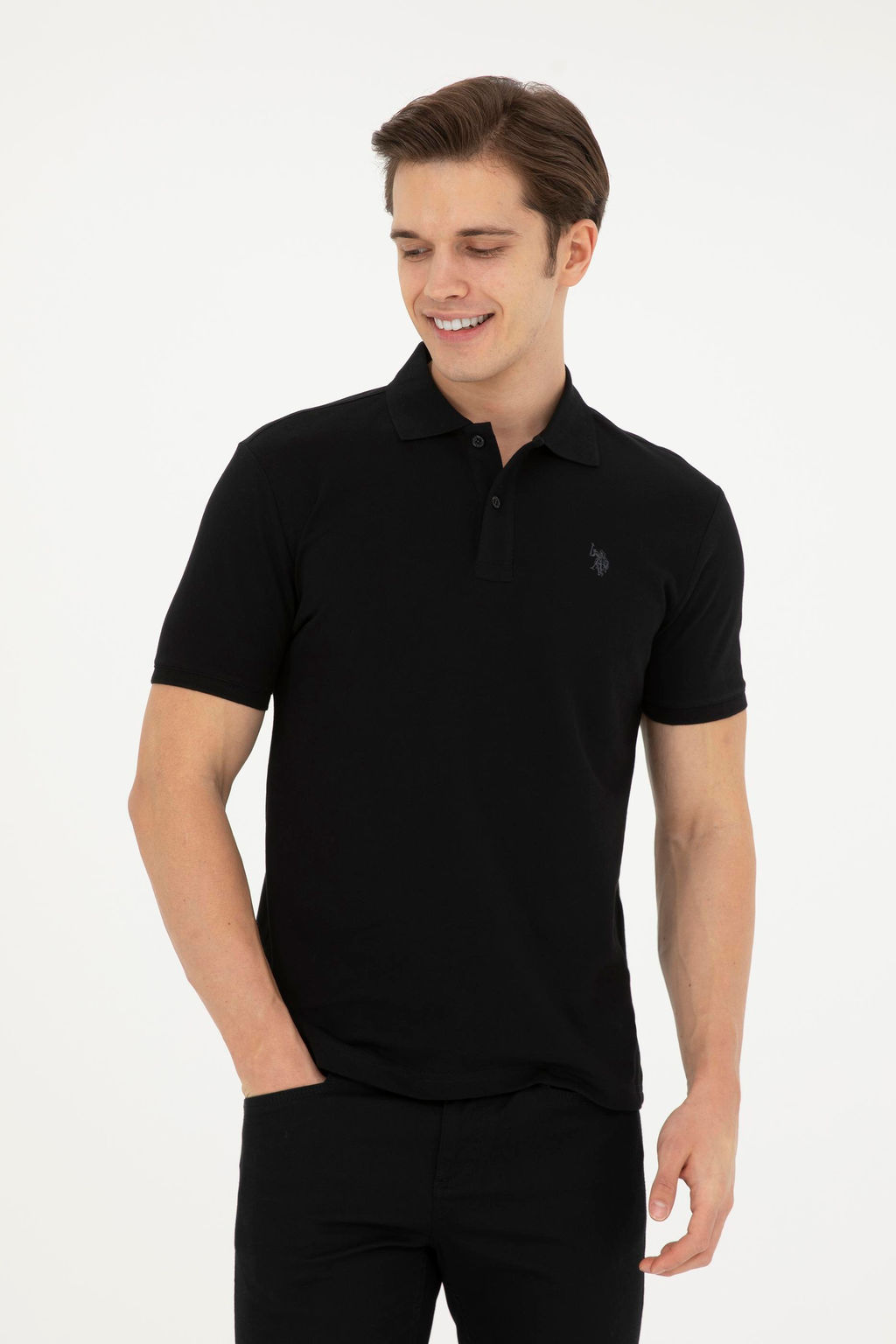 Мужская черная базовая футболка Неожиданная скидка в корзине - U.s. polo assn фото 10