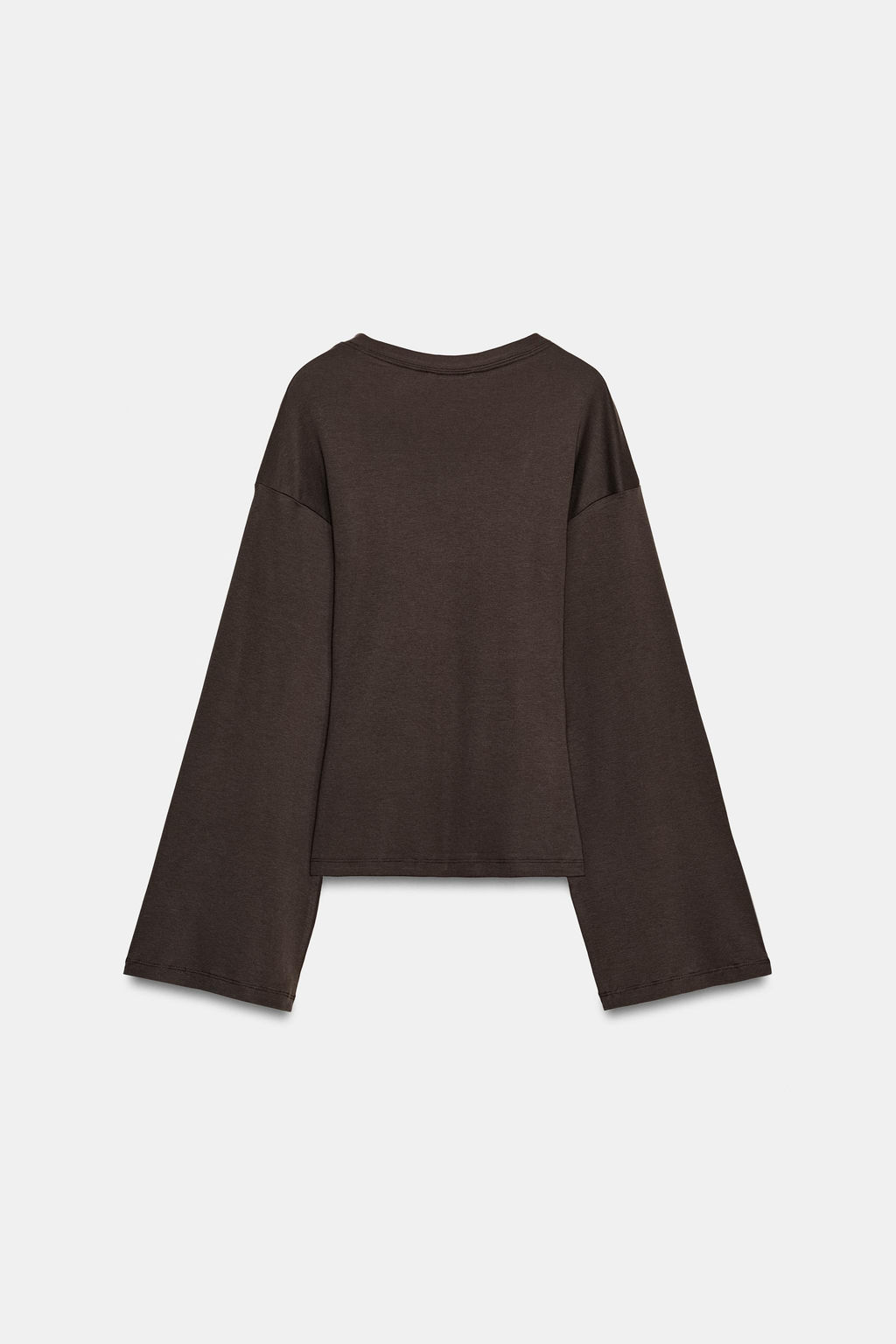 CAMISETA ENTALLADA SUPIMA® / Marr?n - Zara фото 2