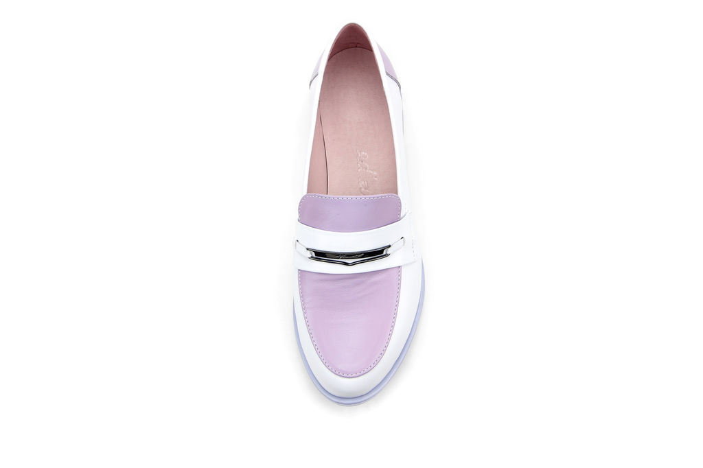 Лоферы туфли 117.madonnal.white-lilac