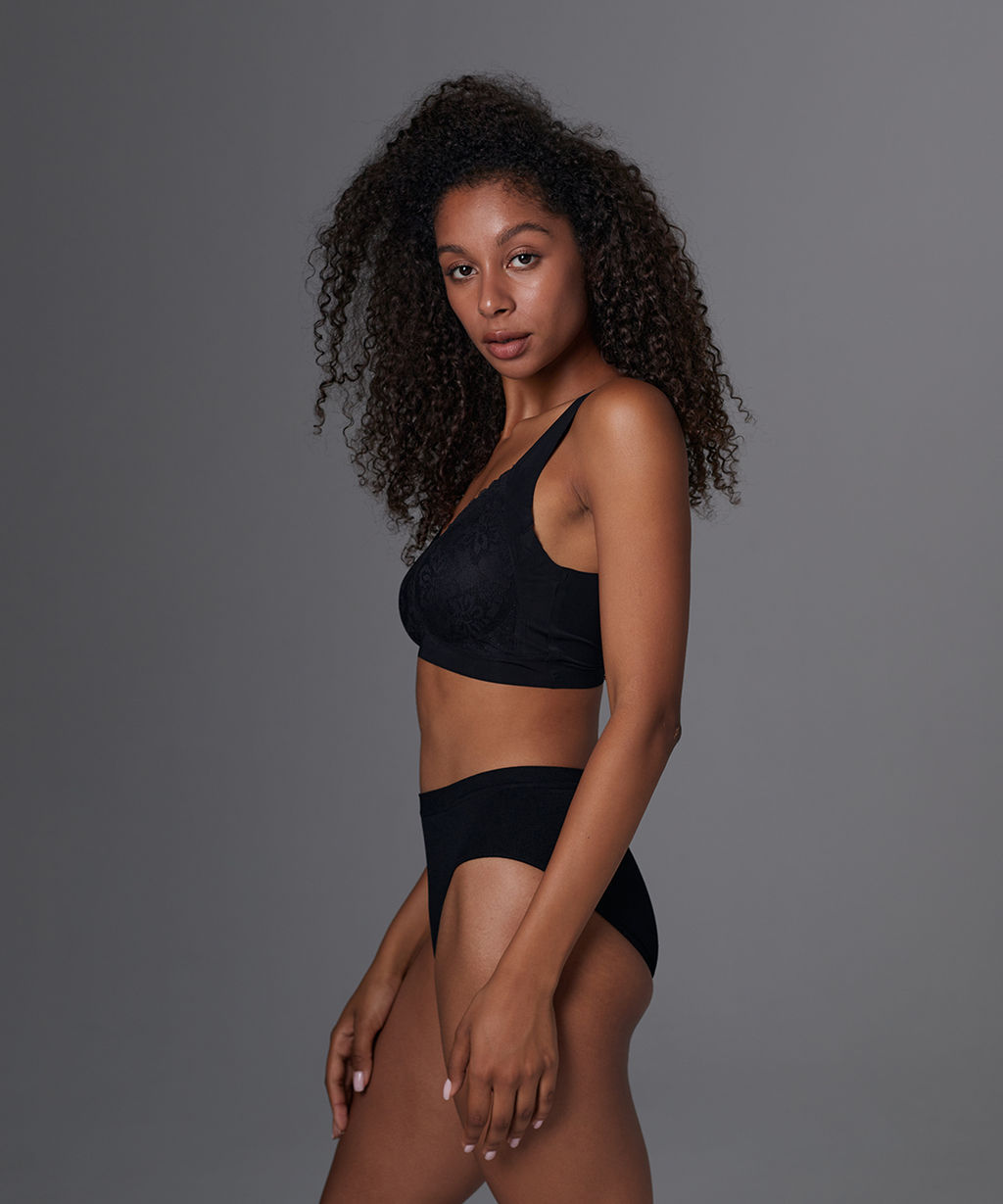 Трусы женские бесшовные с высокой посадкой Vanessa GB-001 полиамид, эластан бежевый размеры S, M, L - VANESSA FOR ME фото 17