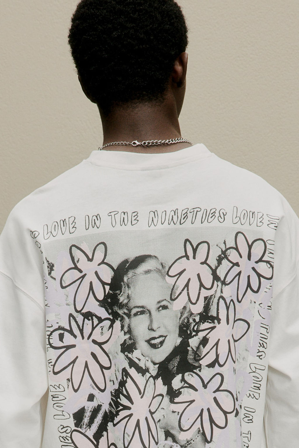 Camiseta de punto con estampado Oversized Fit - H&m фото 4