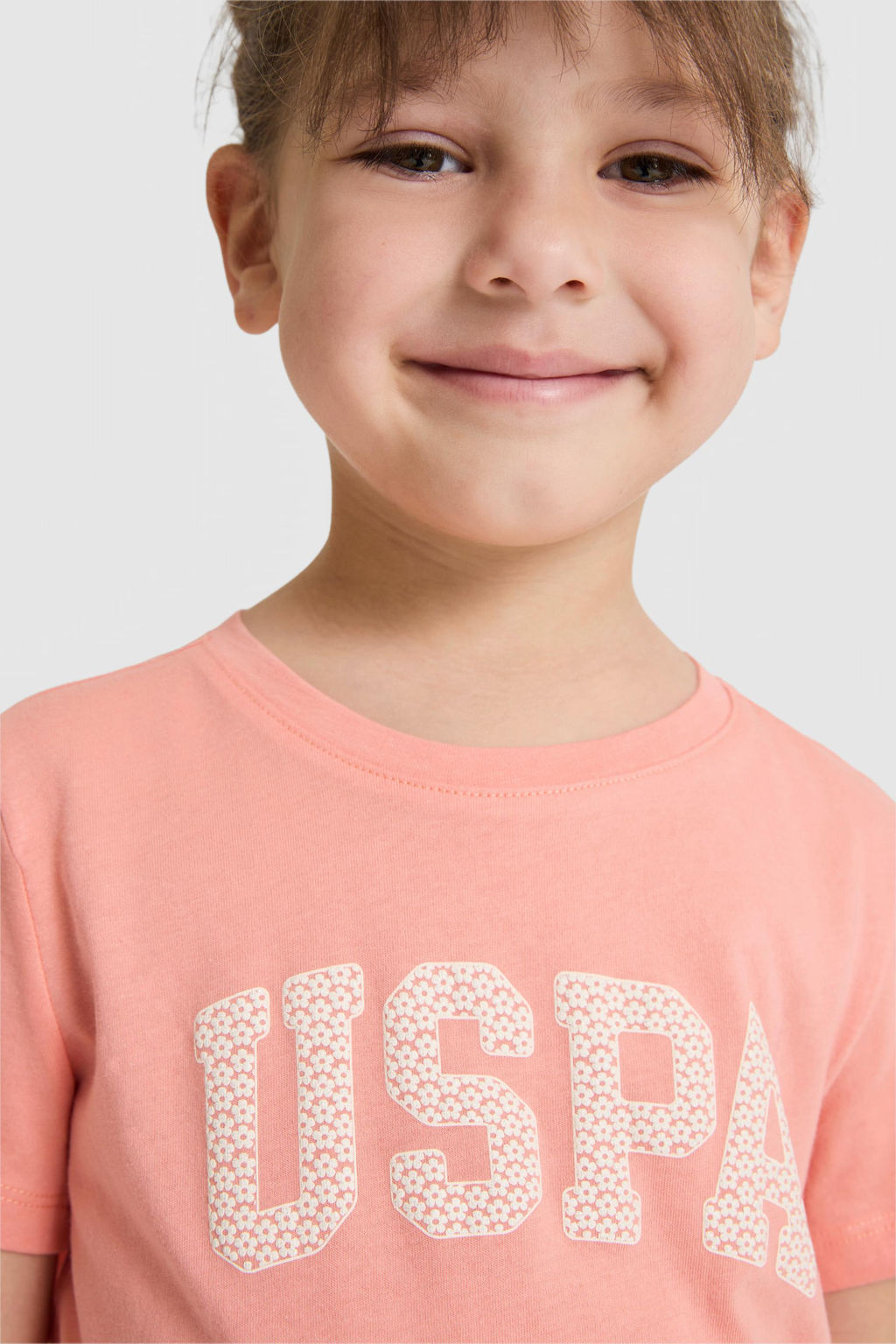 K_z _ocuk Somon Fit Bisiklet Yaka Basic Ti__rt - U.s. polo assn фото 2
