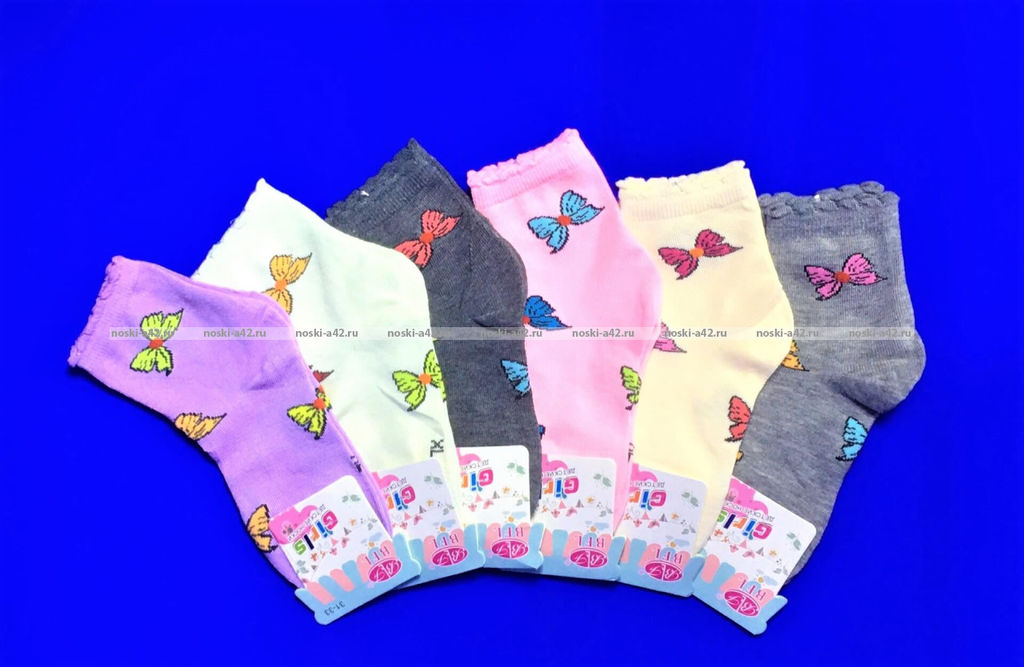Цена за 12 пар. BFL носки детские на девочек