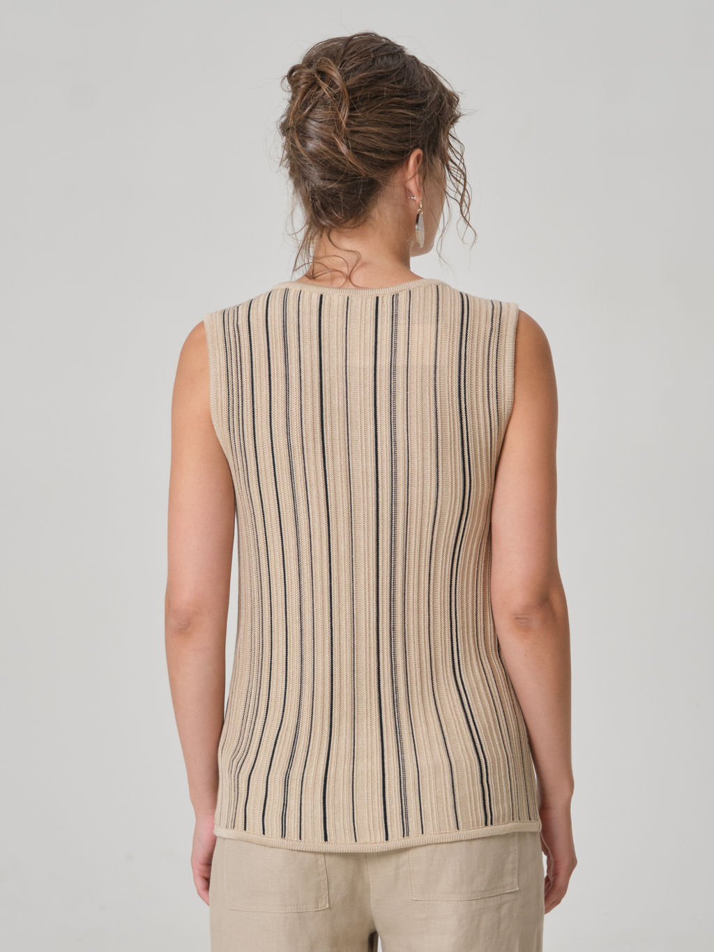 Блузка вязаная без рукавов - Stilla фото 6