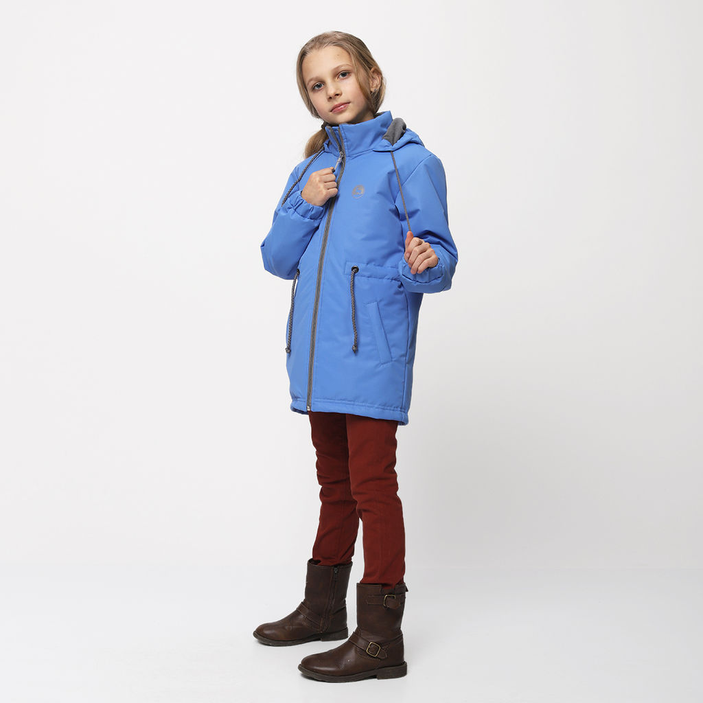 RODOS Куртка для девочки мембрана демисезон М-198 Ультрамарин