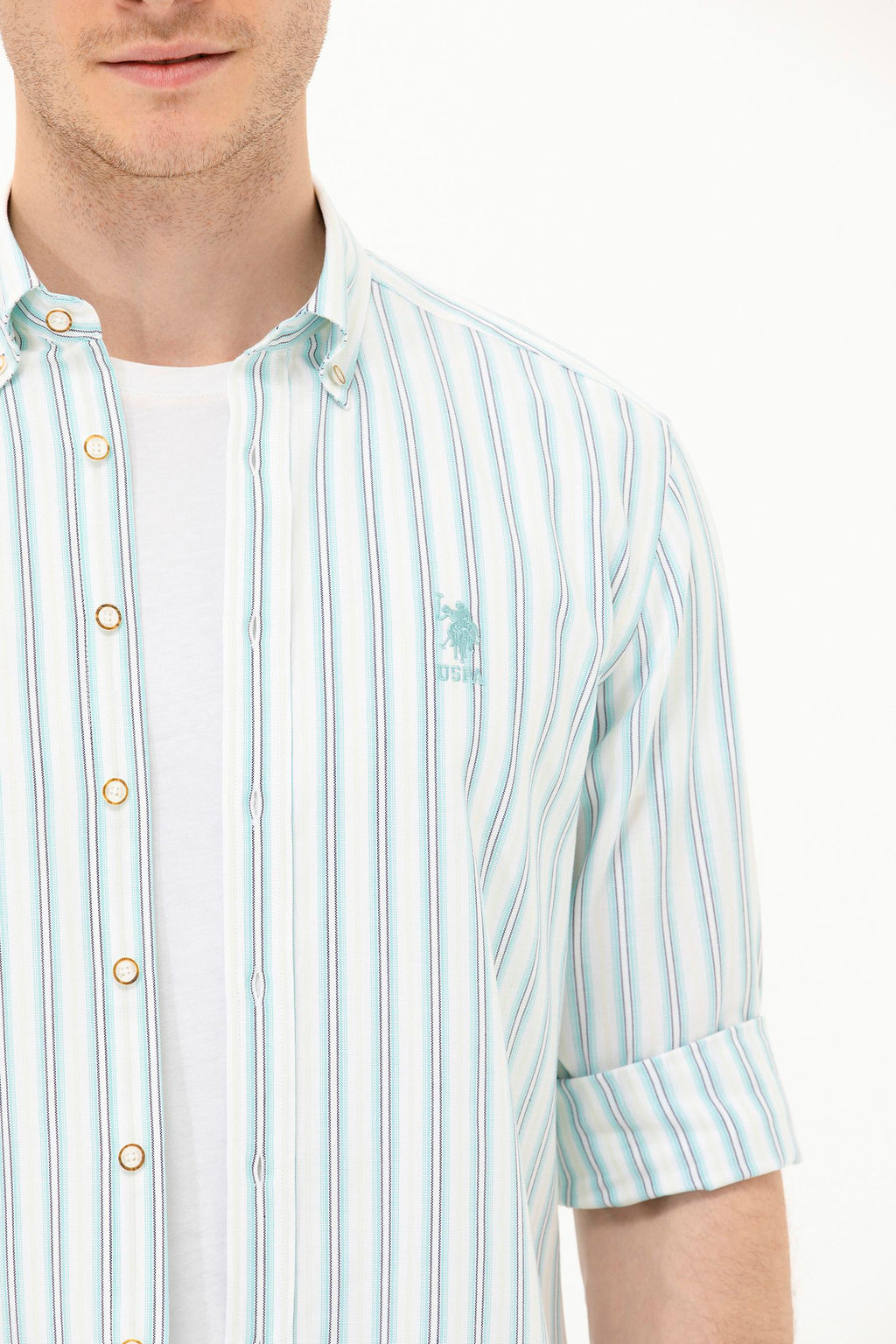 Мужская рубашка Saks Узунколь - U.s. polo assn фото 7